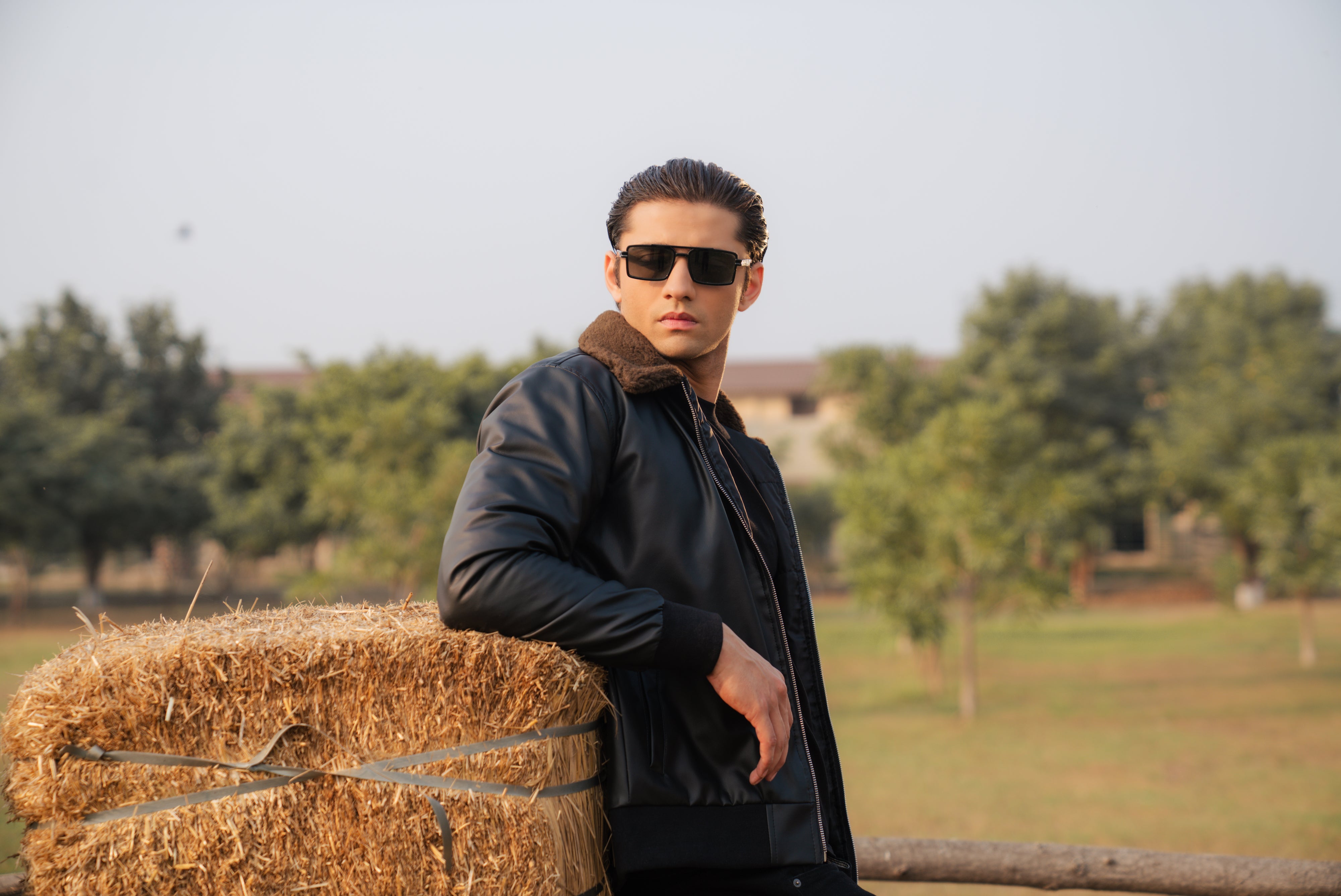 Black Faux Leather Jacket