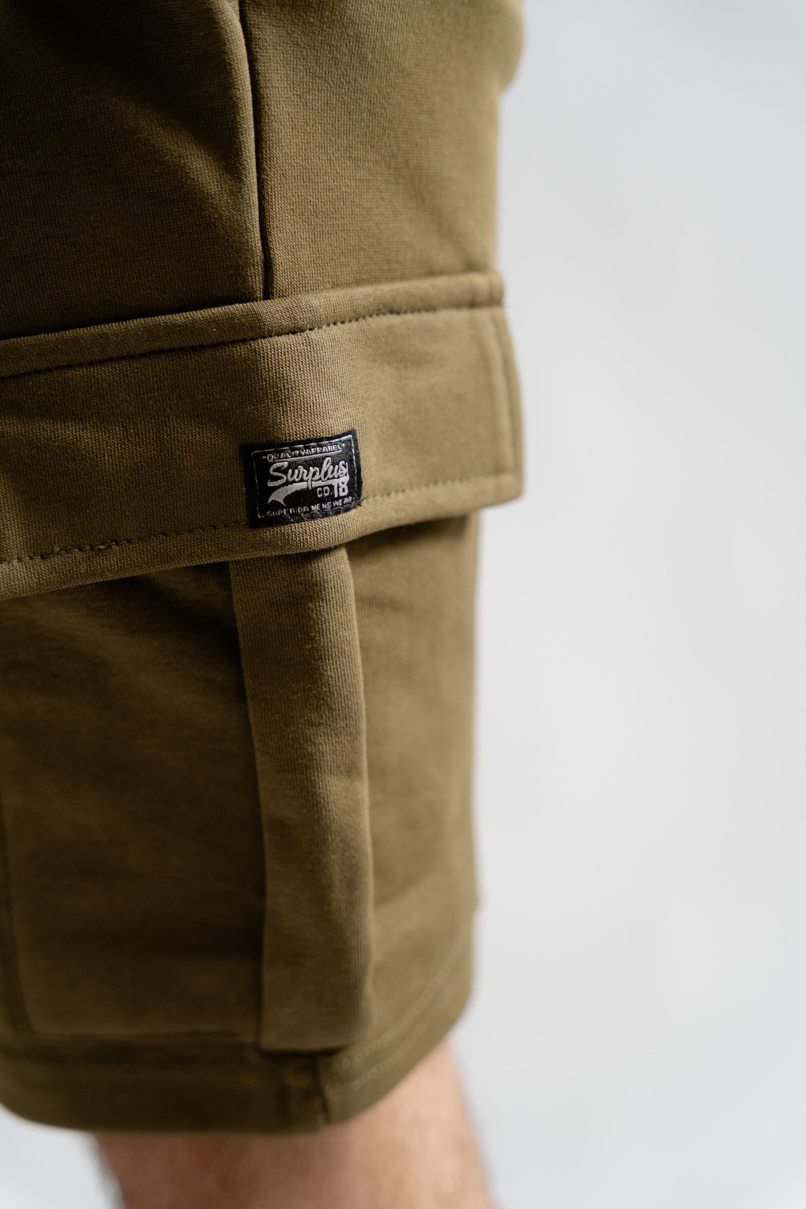 Olive Green Cargo Shorts