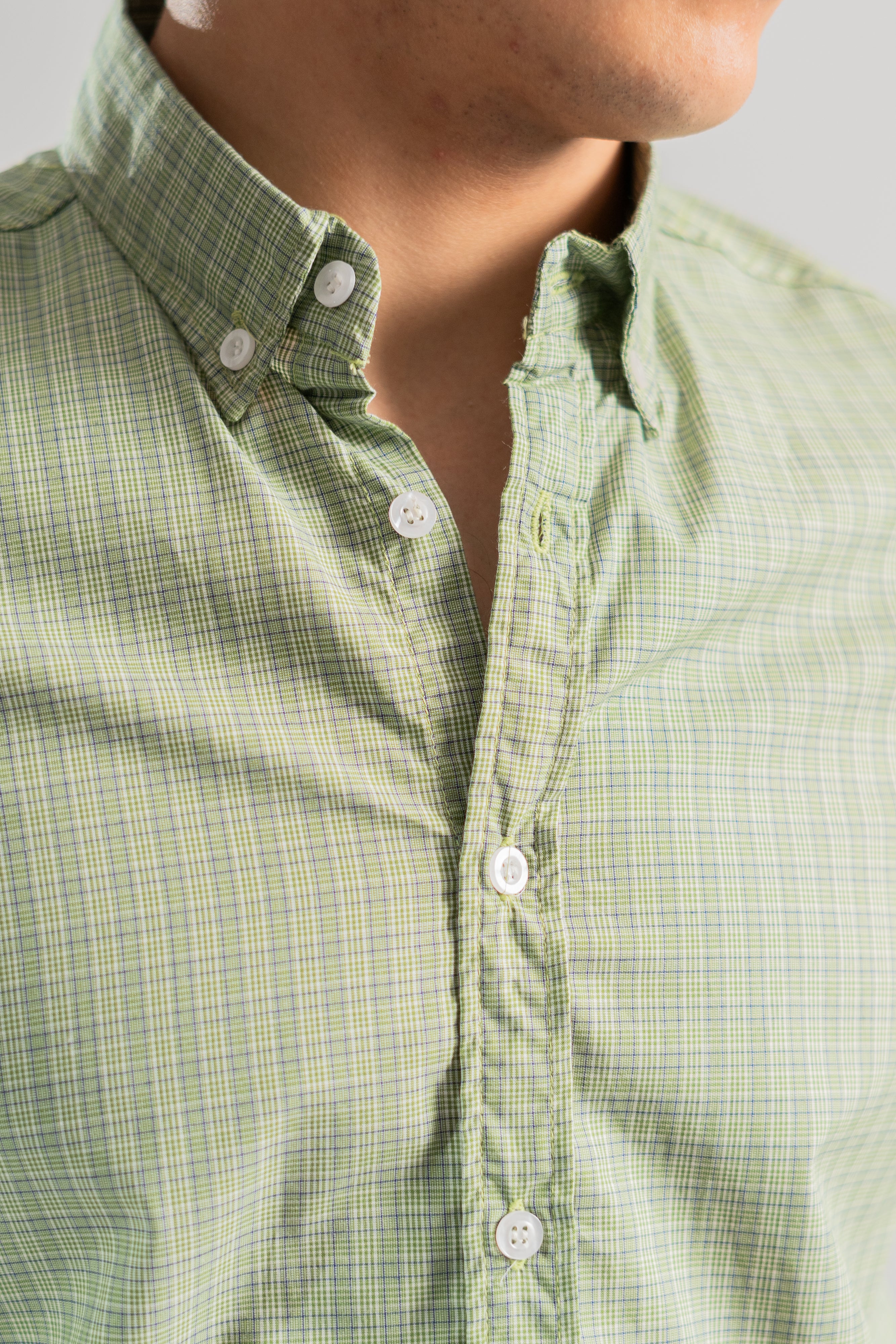 Green Check Shirt