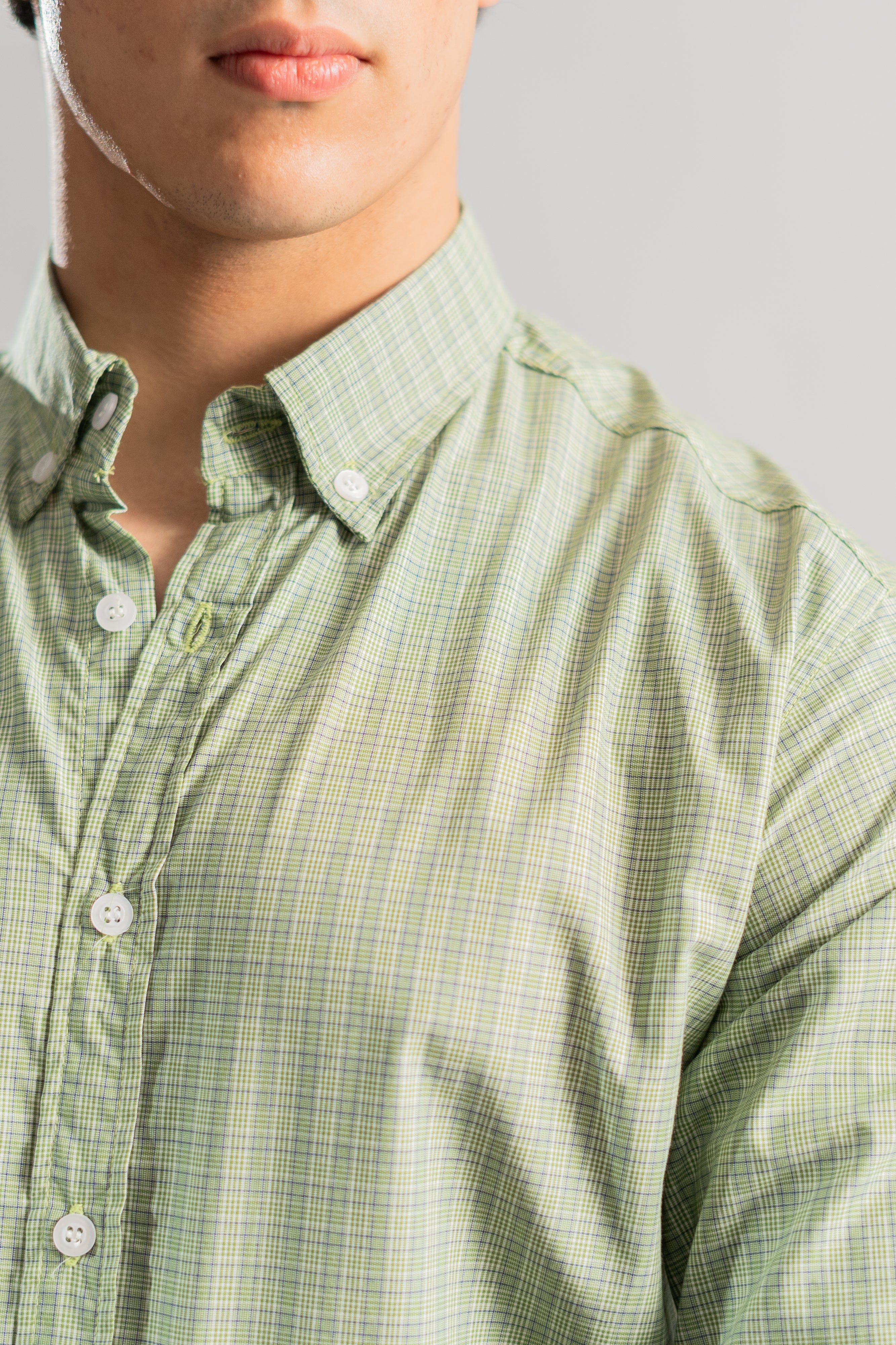 Green Check Shirt