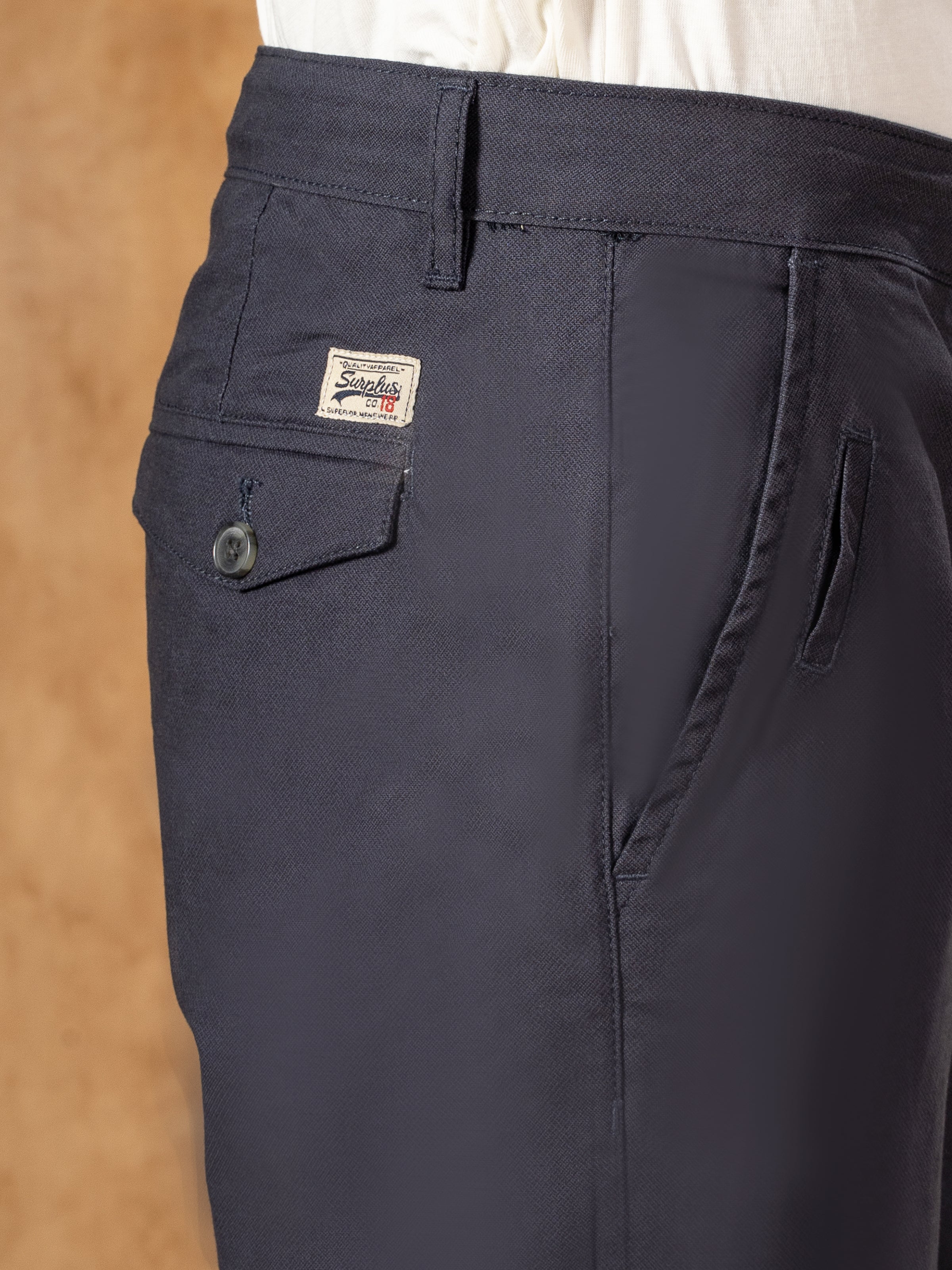 CASUAL PANT CROSS POCKET DARK GREY