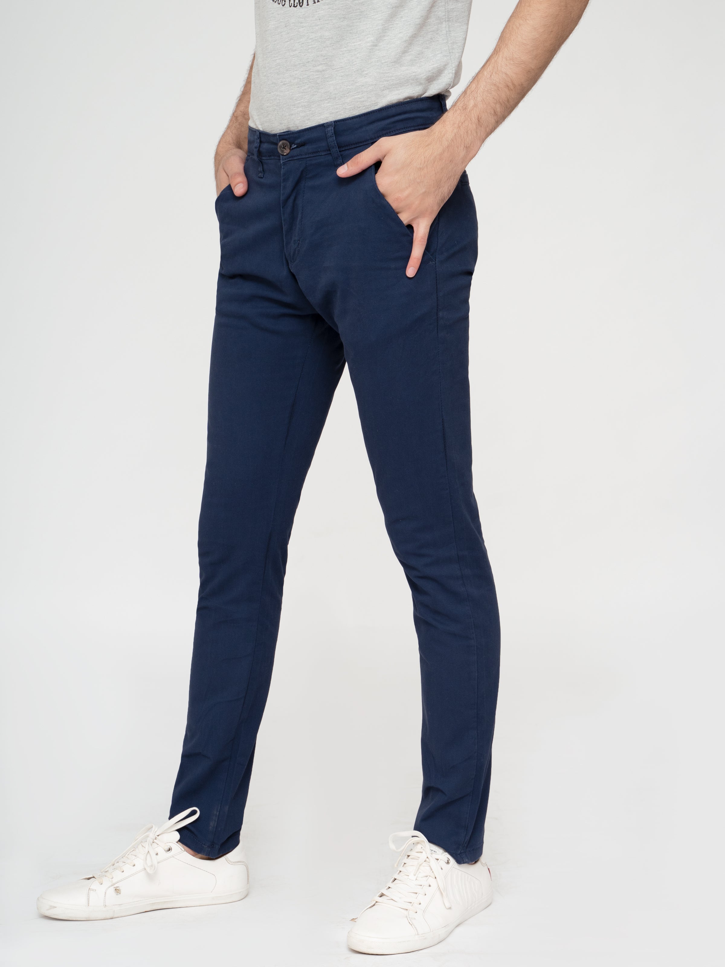 CASUAL PANT 5 POCKET SLIM FIT NAVY
