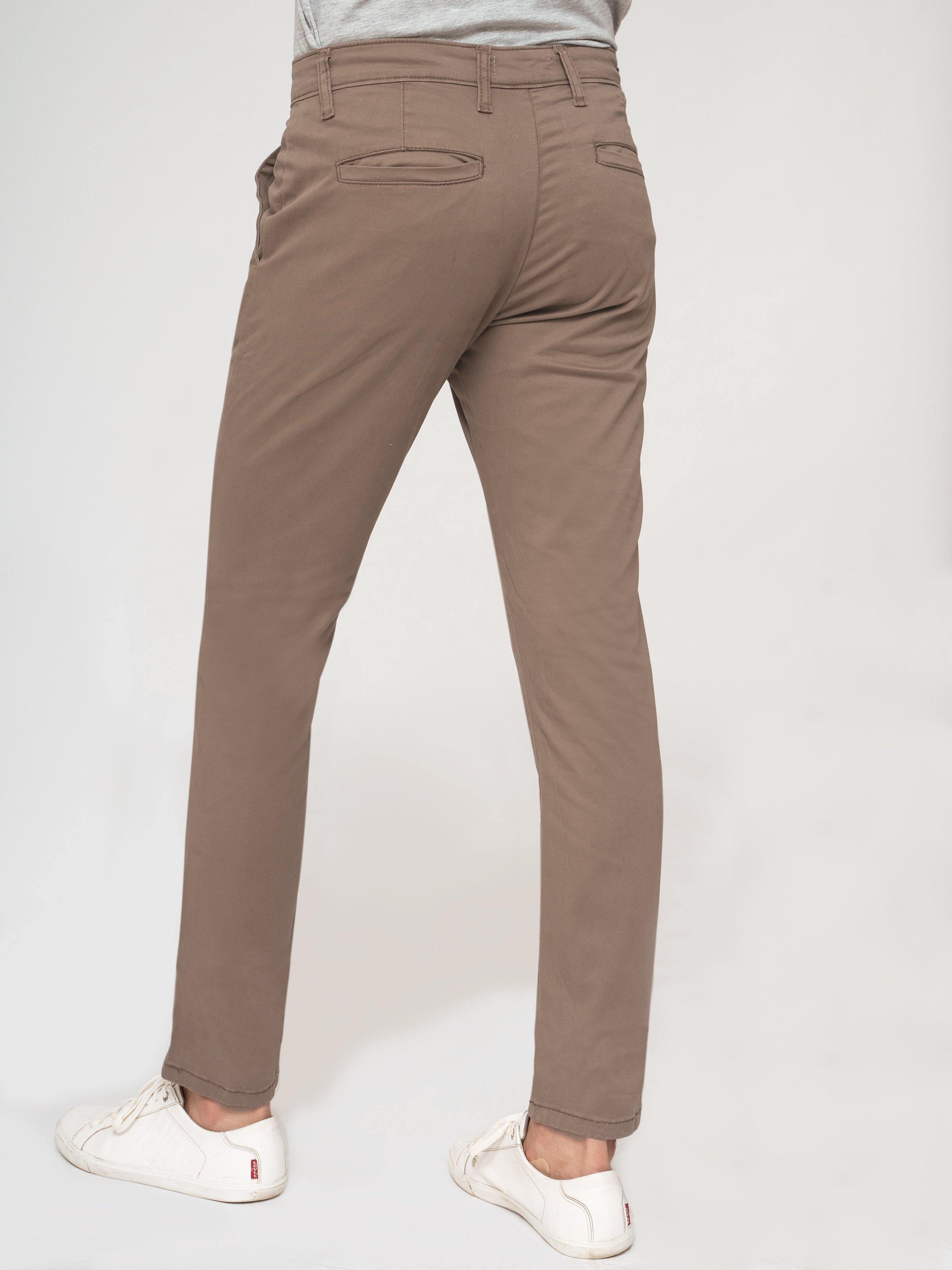 CASUAL PANT CHINOS SLIM FIT D KHAKI - Surplus Clothing