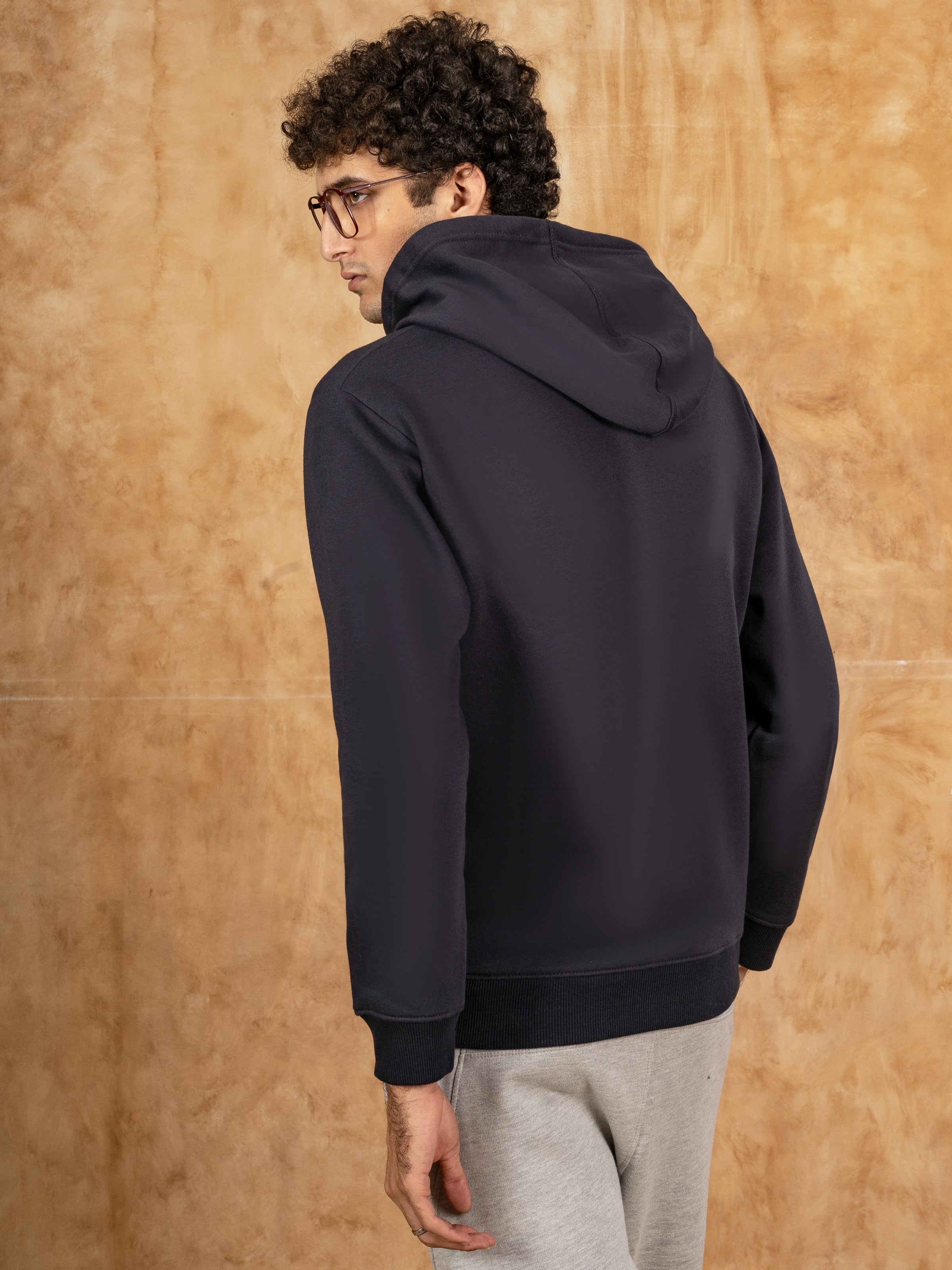 GRAPHIC HOODIE NAVY