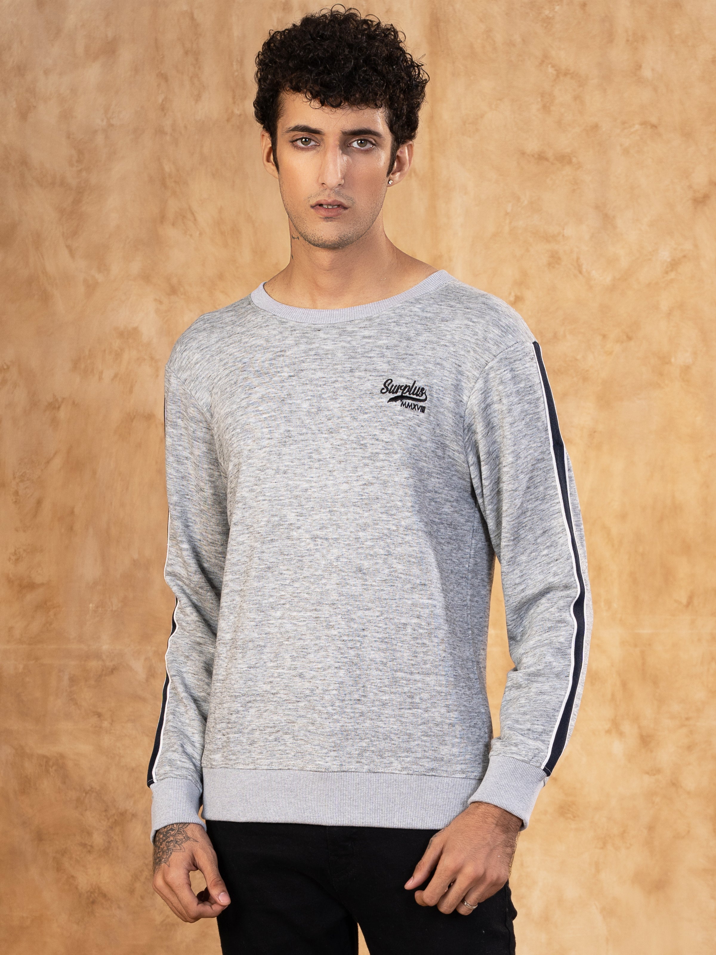 SWEAT SHIRT HEATHER GREY