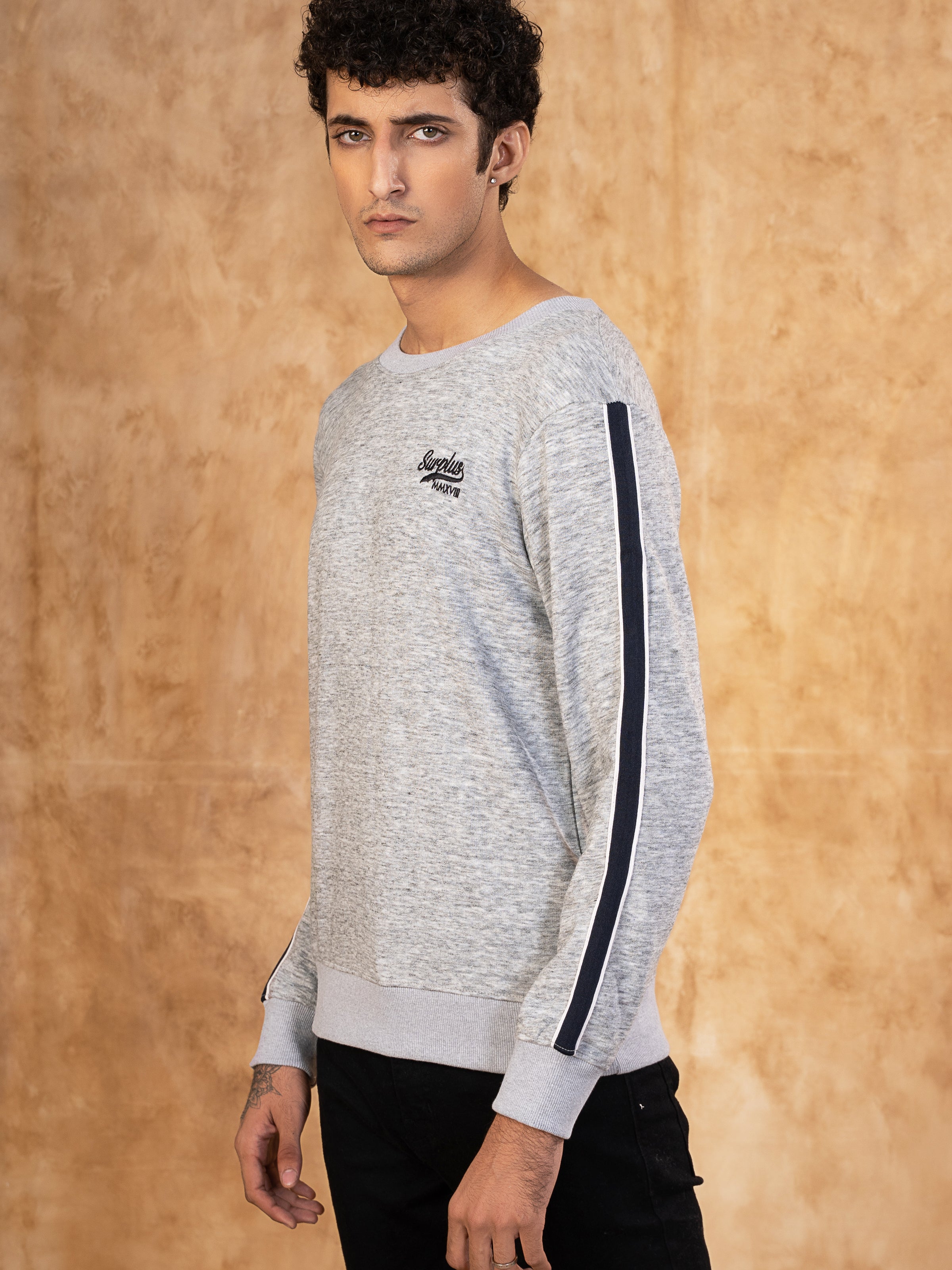 SWEAT SHIRT HEATHER GREY