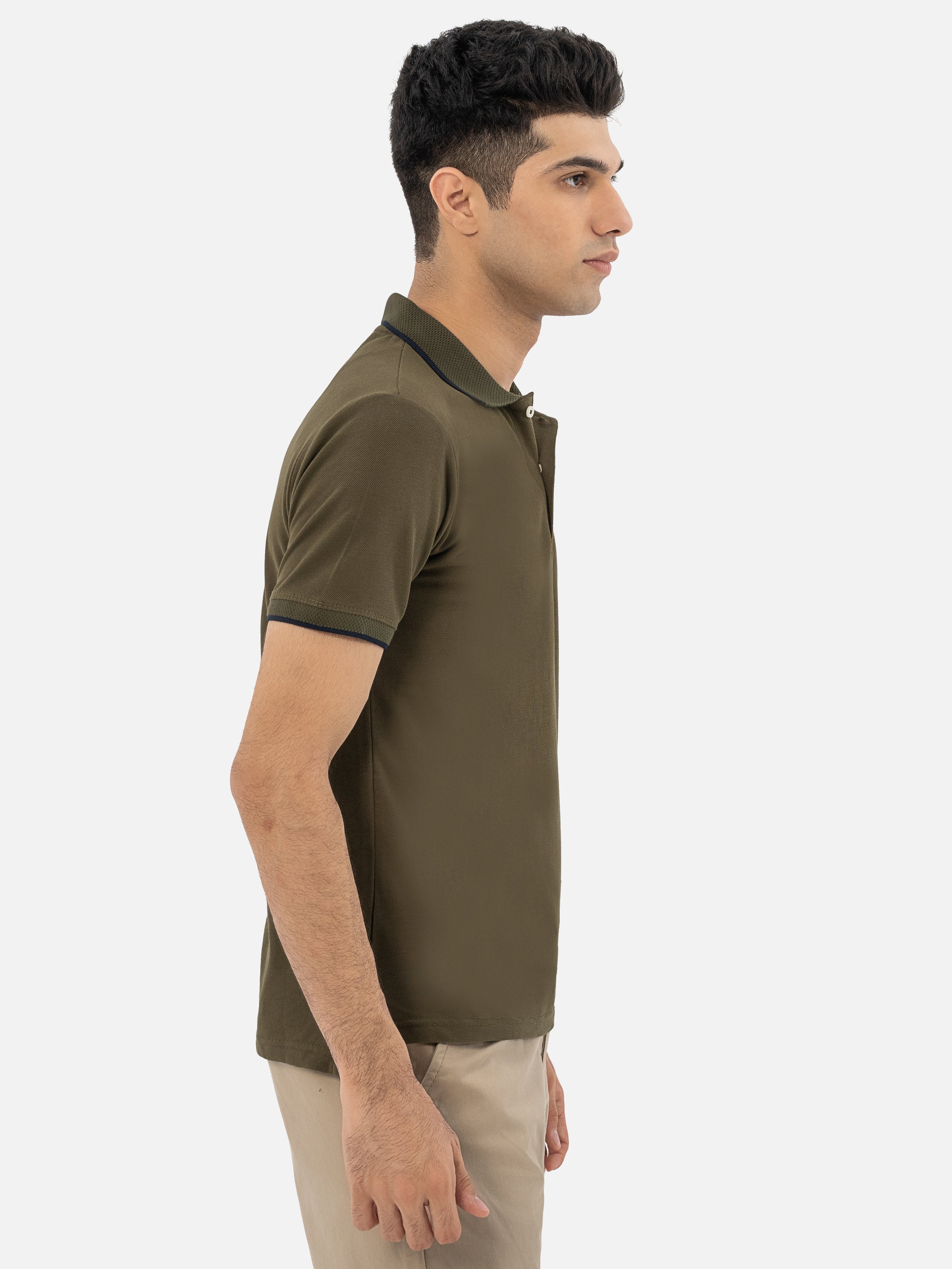 T SHIRT POLO OLIVE