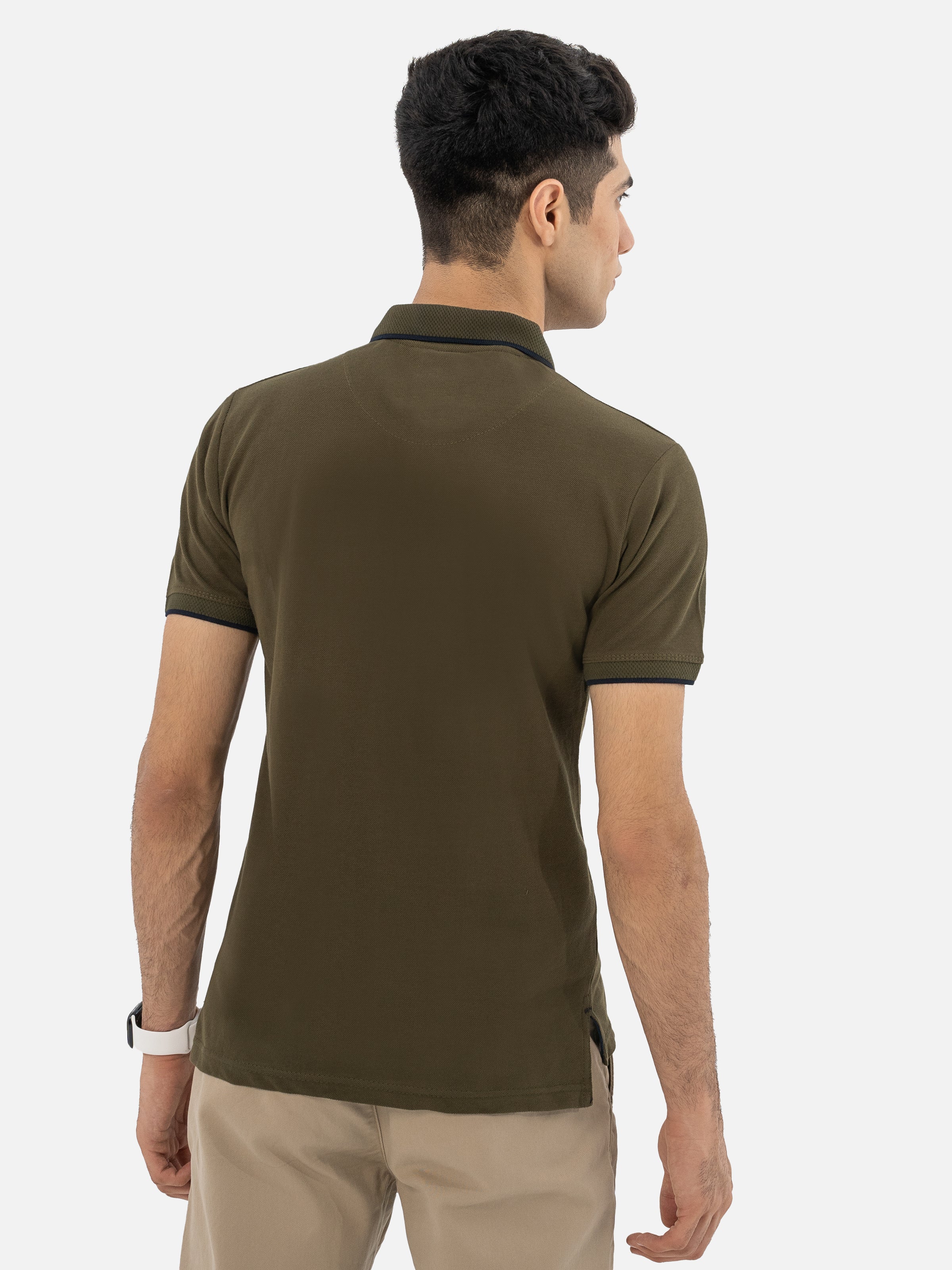 T SHIRT POLO OLIVE