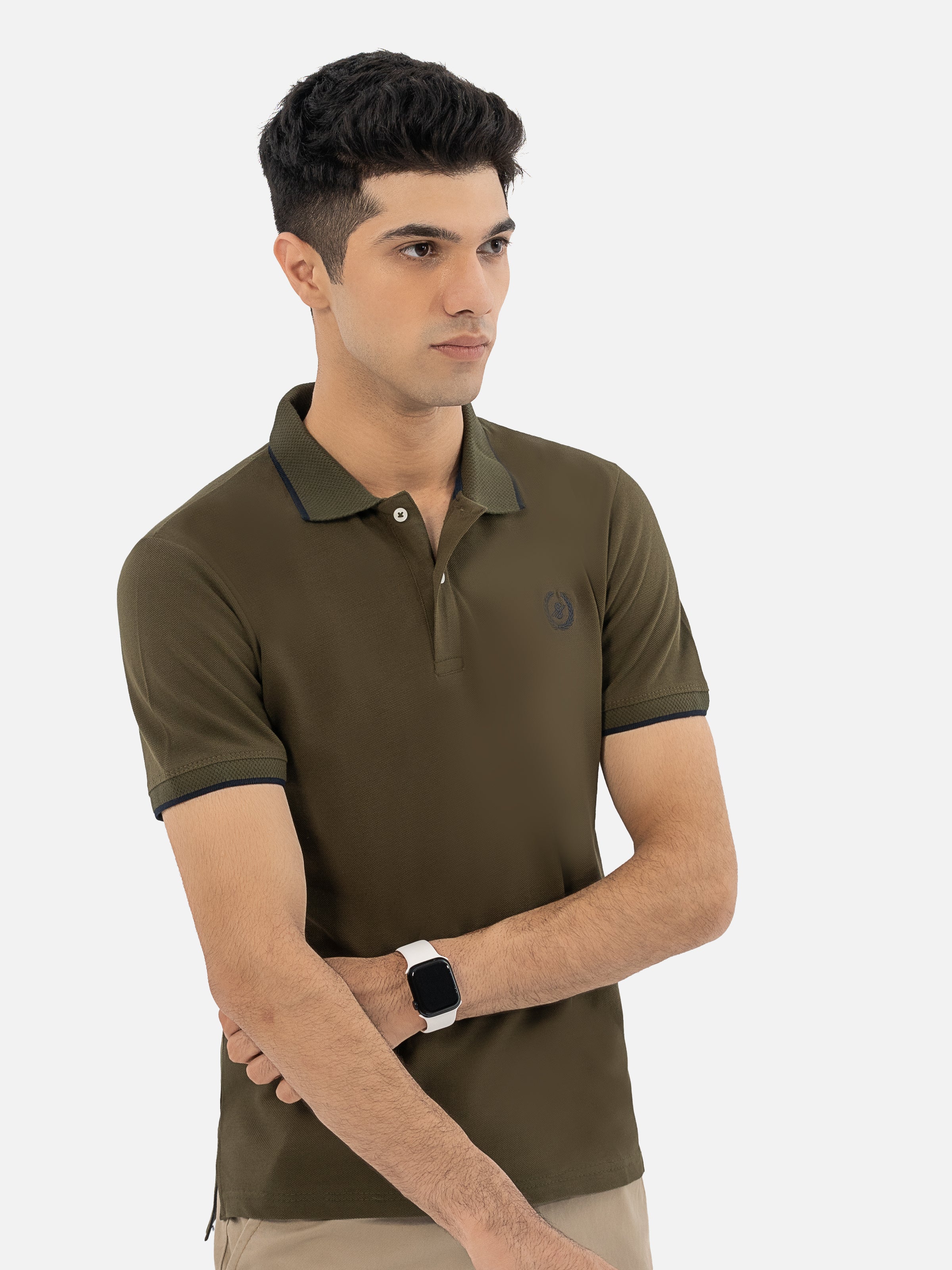 T SHIRT POLO OLIVE