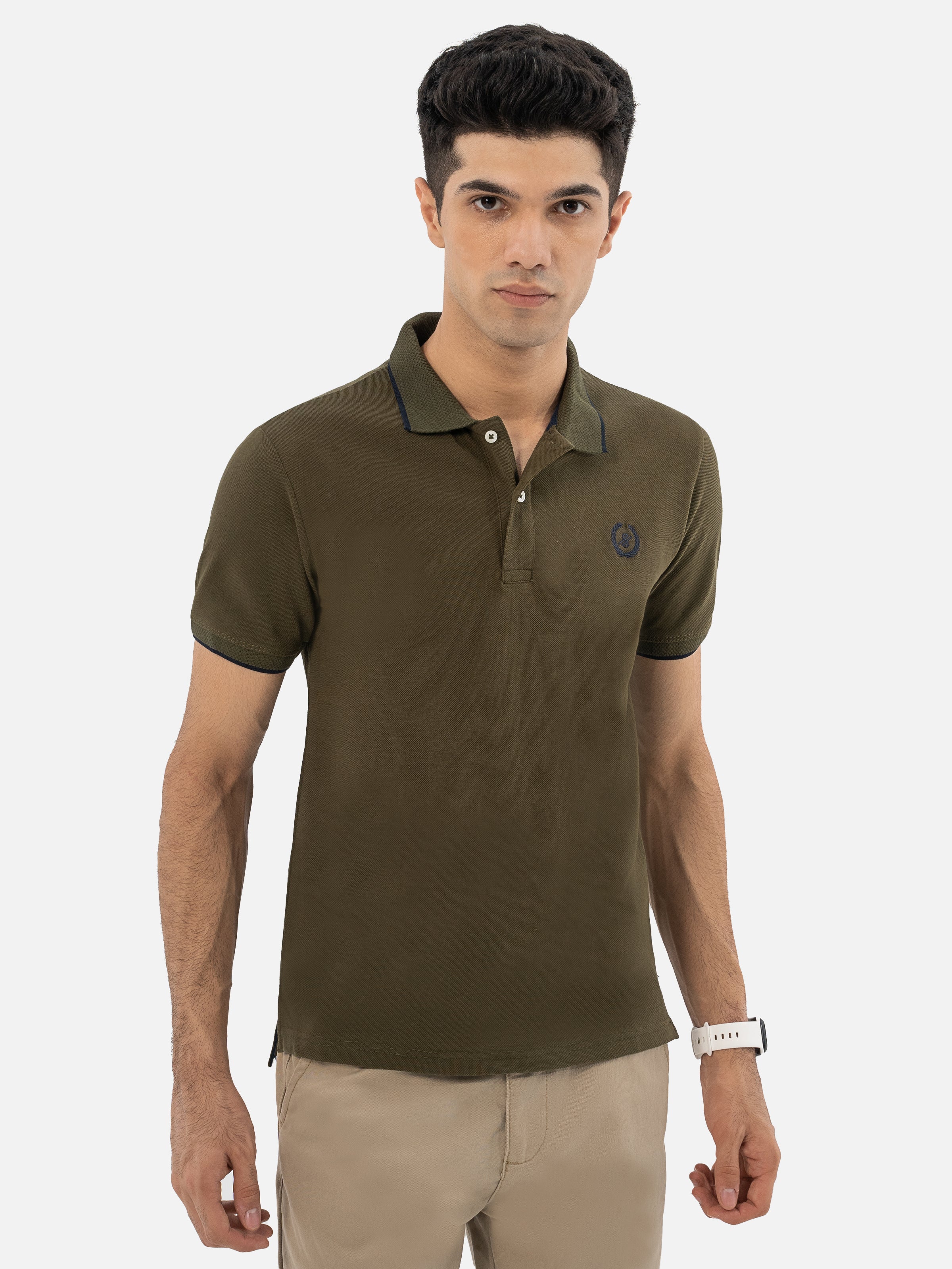 T SHIRT POLO OLIVE