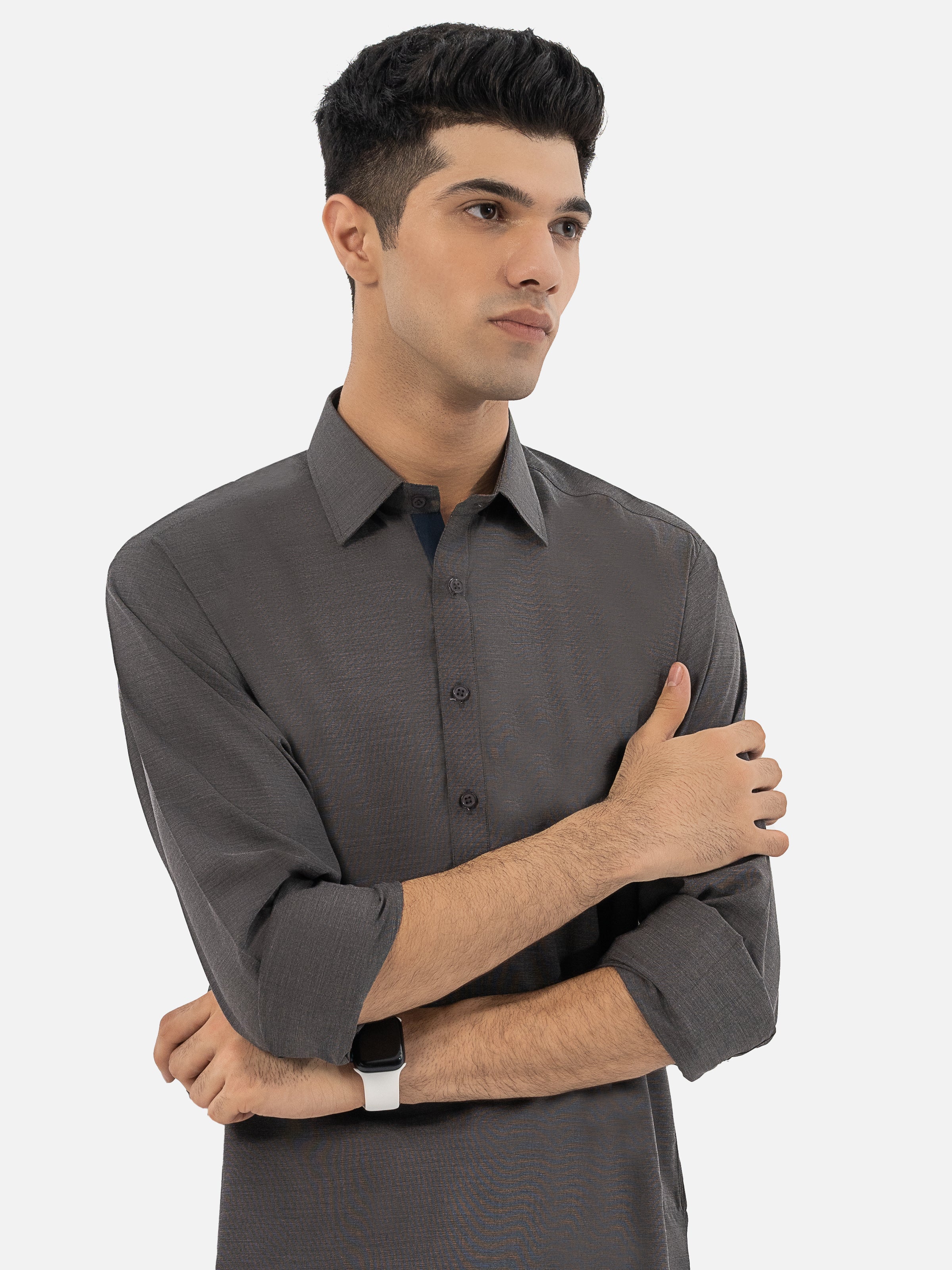 SHALWAR KAMEEZ REGULAR COLLAR CHARCOAL