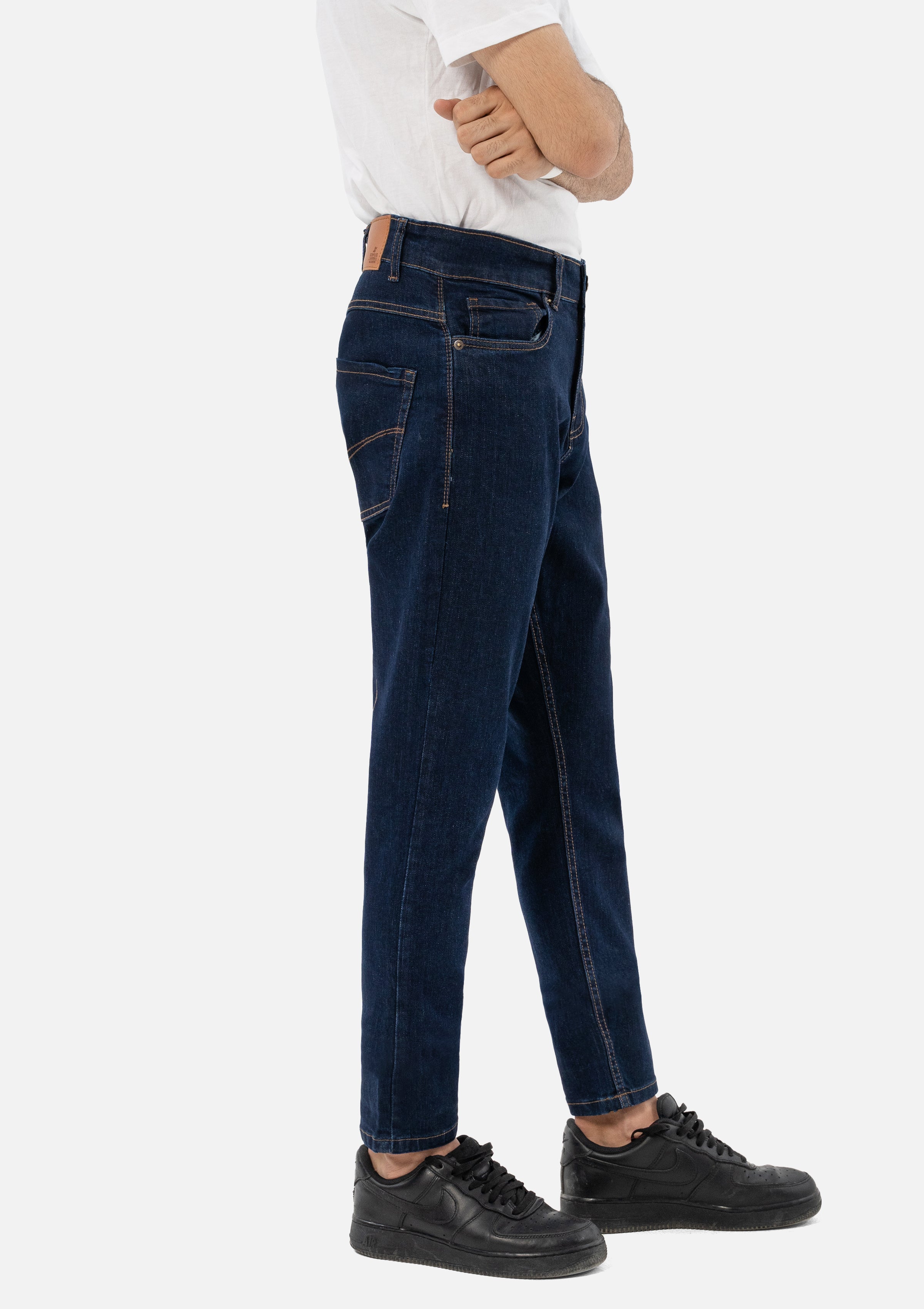 SKINNY FIT JEANS DARK BLUE