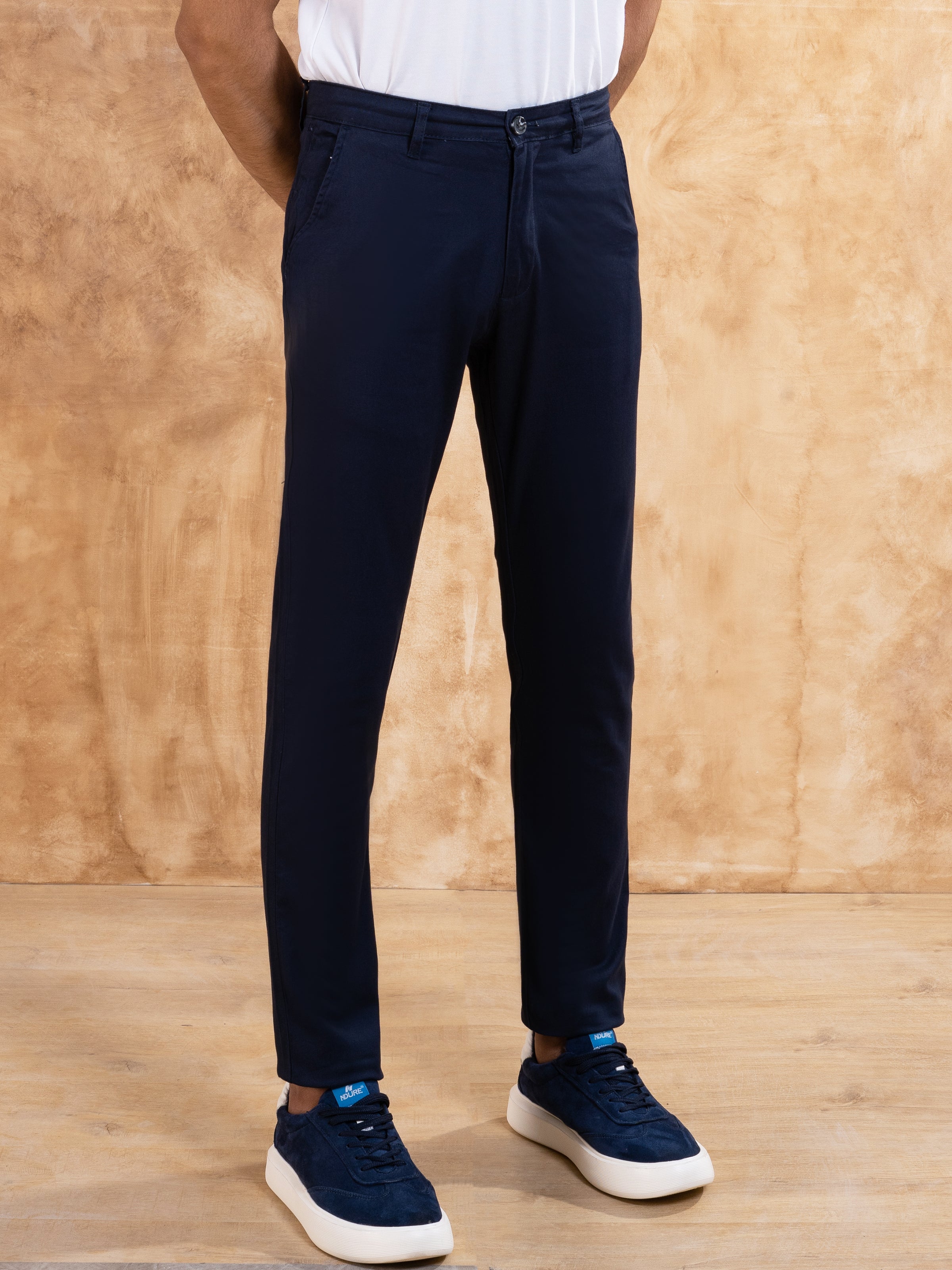 CASUAL PANT CROSS POCKET NAVY