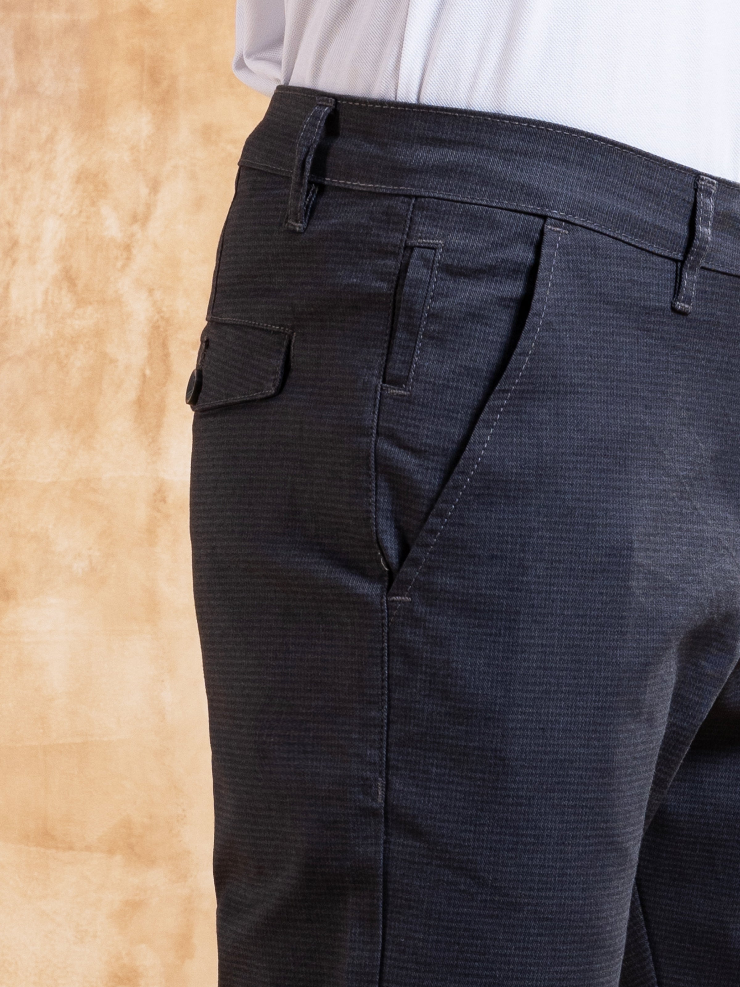 CASUAL PANT CROSS POCKET CHARCOAL