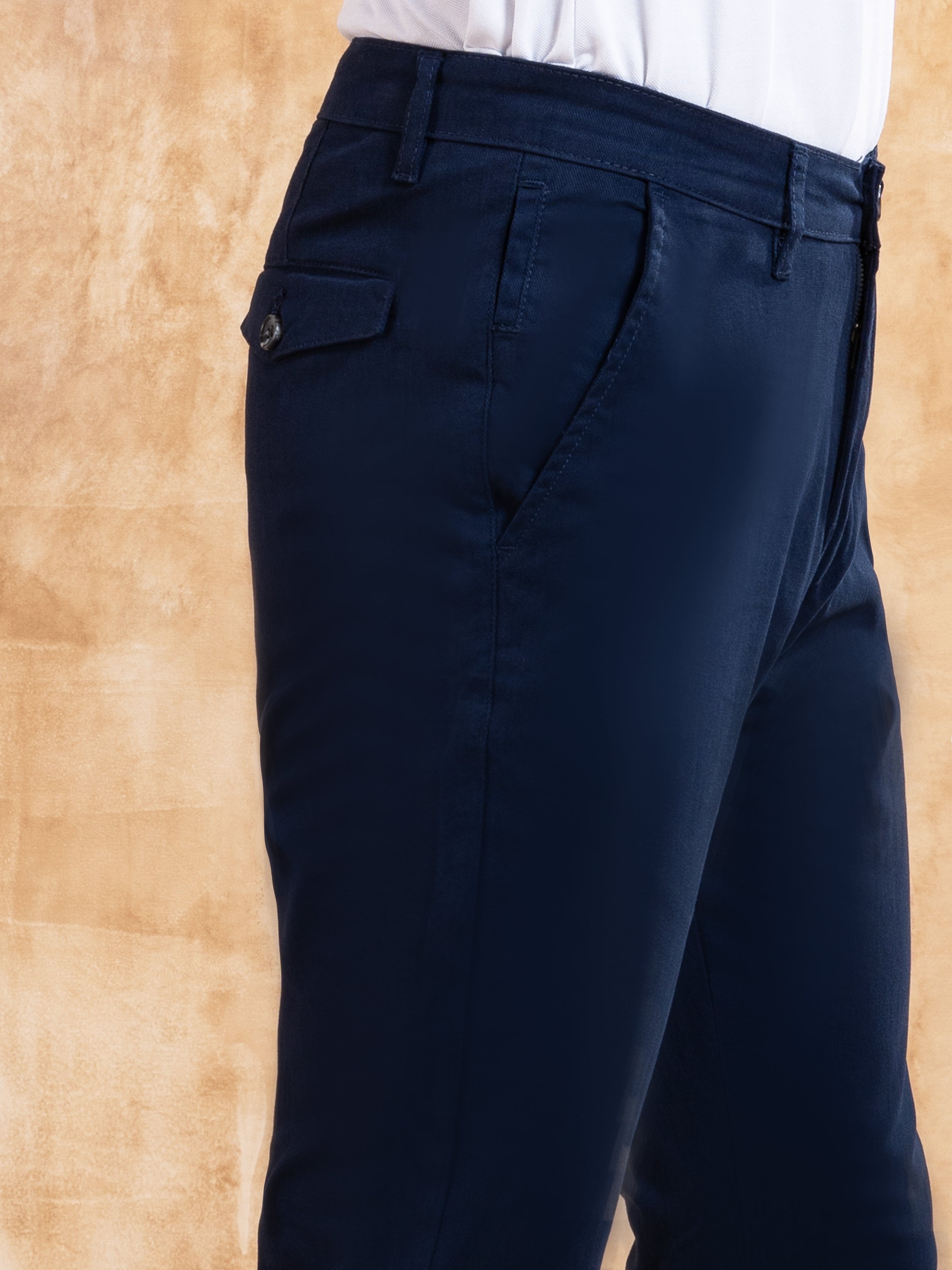 CASUAL PANT CROSS POCKET NAVY