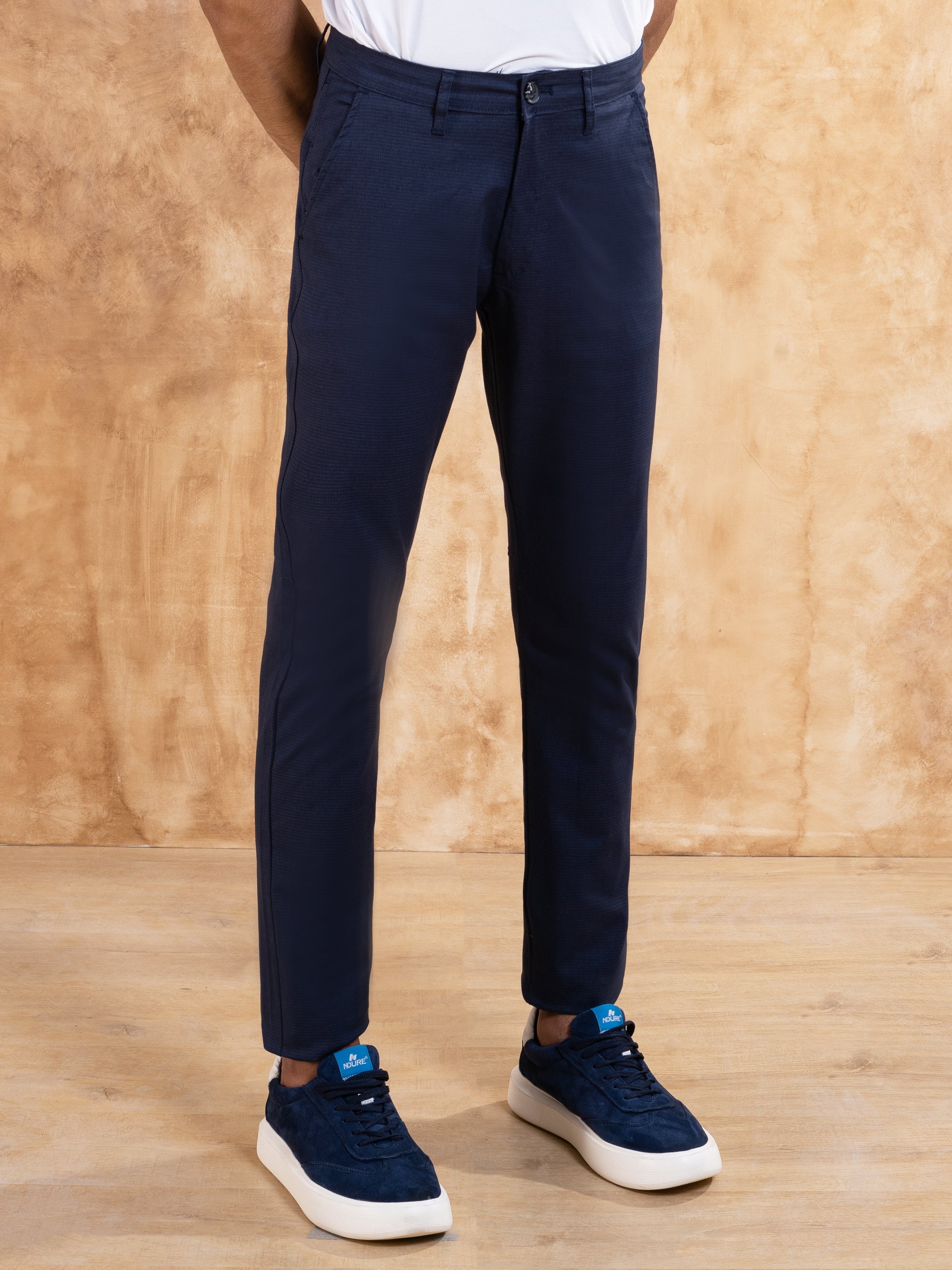 CASUAL PANT CROSS POCKET NAVY BLUE