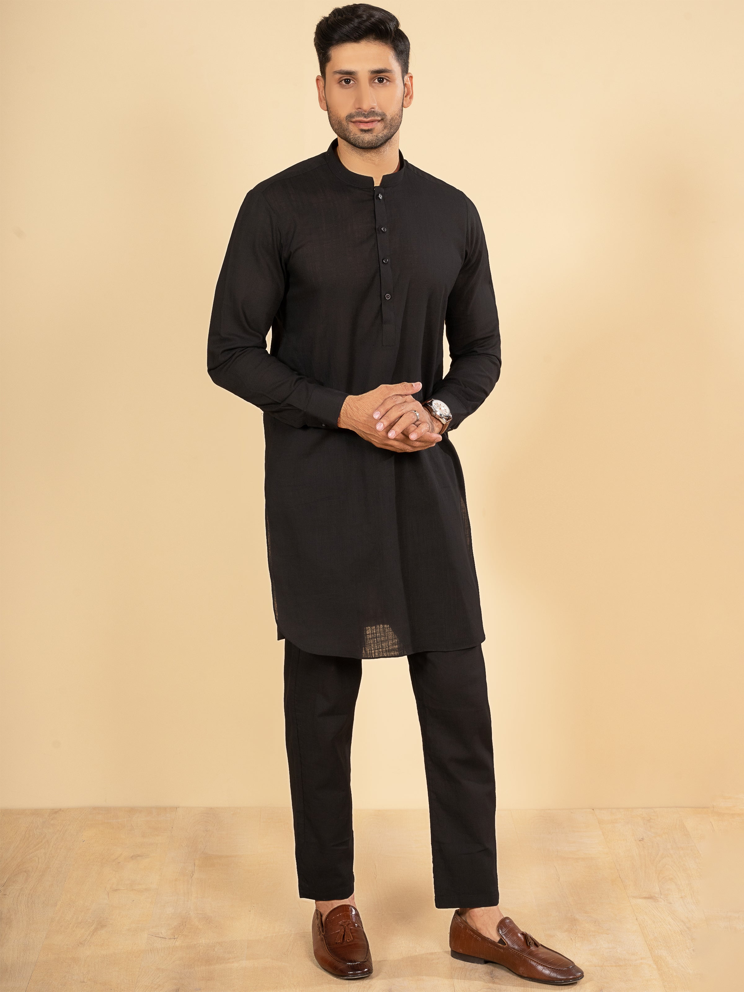 KURTA PAJAMA BLACK