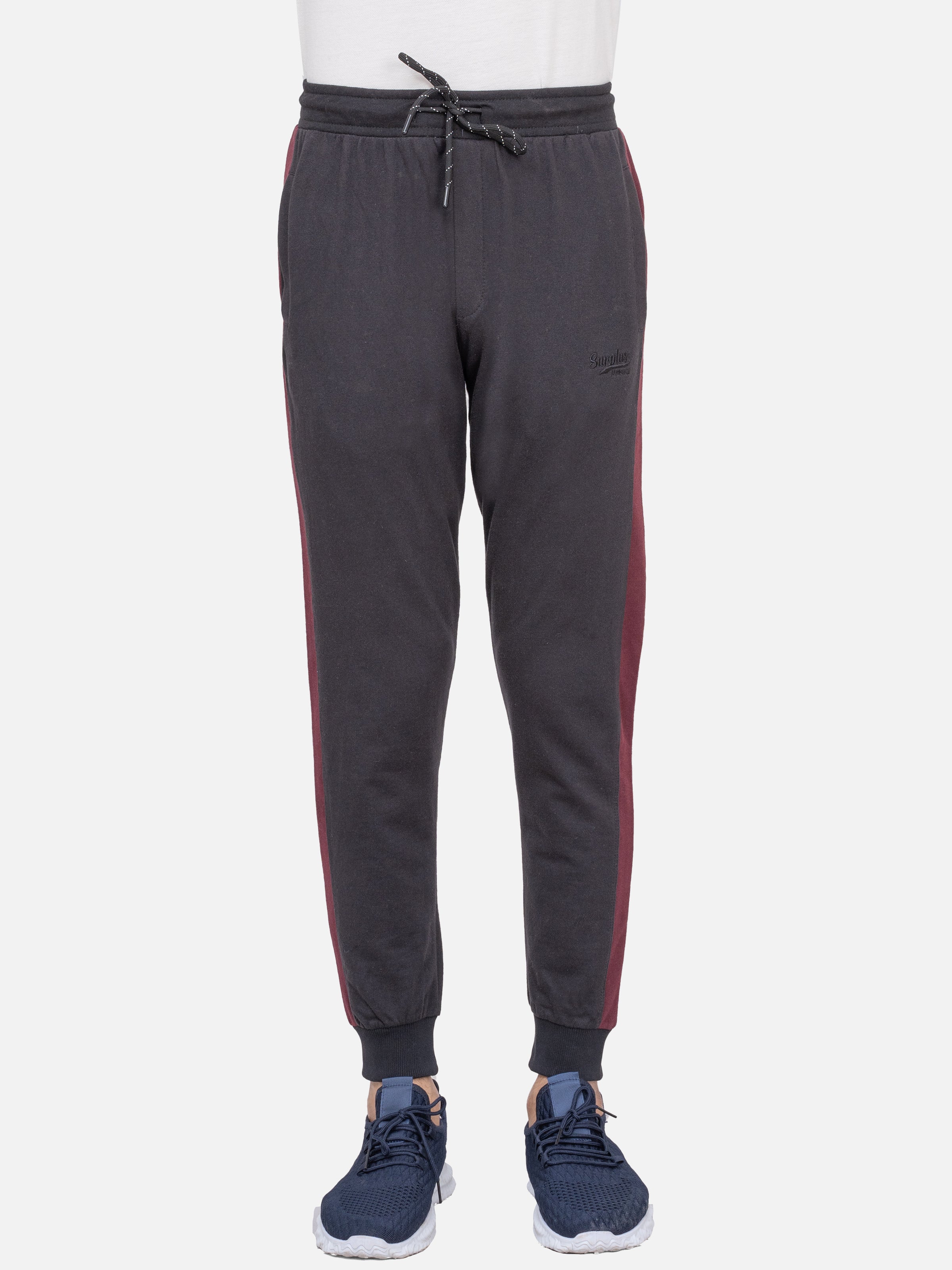 KNIT TROUSER RIB BOTTOM BLACK