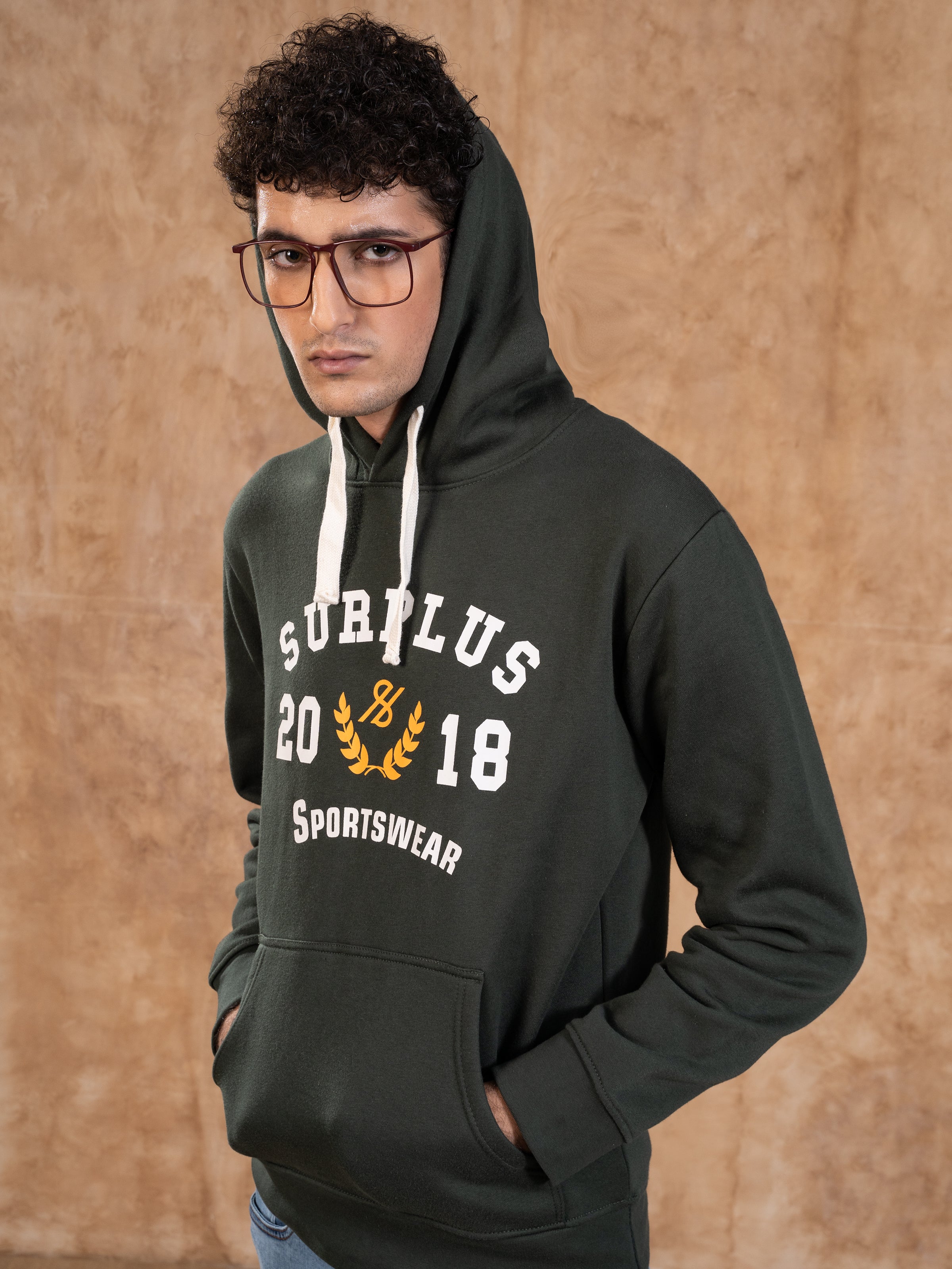 GRAPHIC HOODIE GREEN