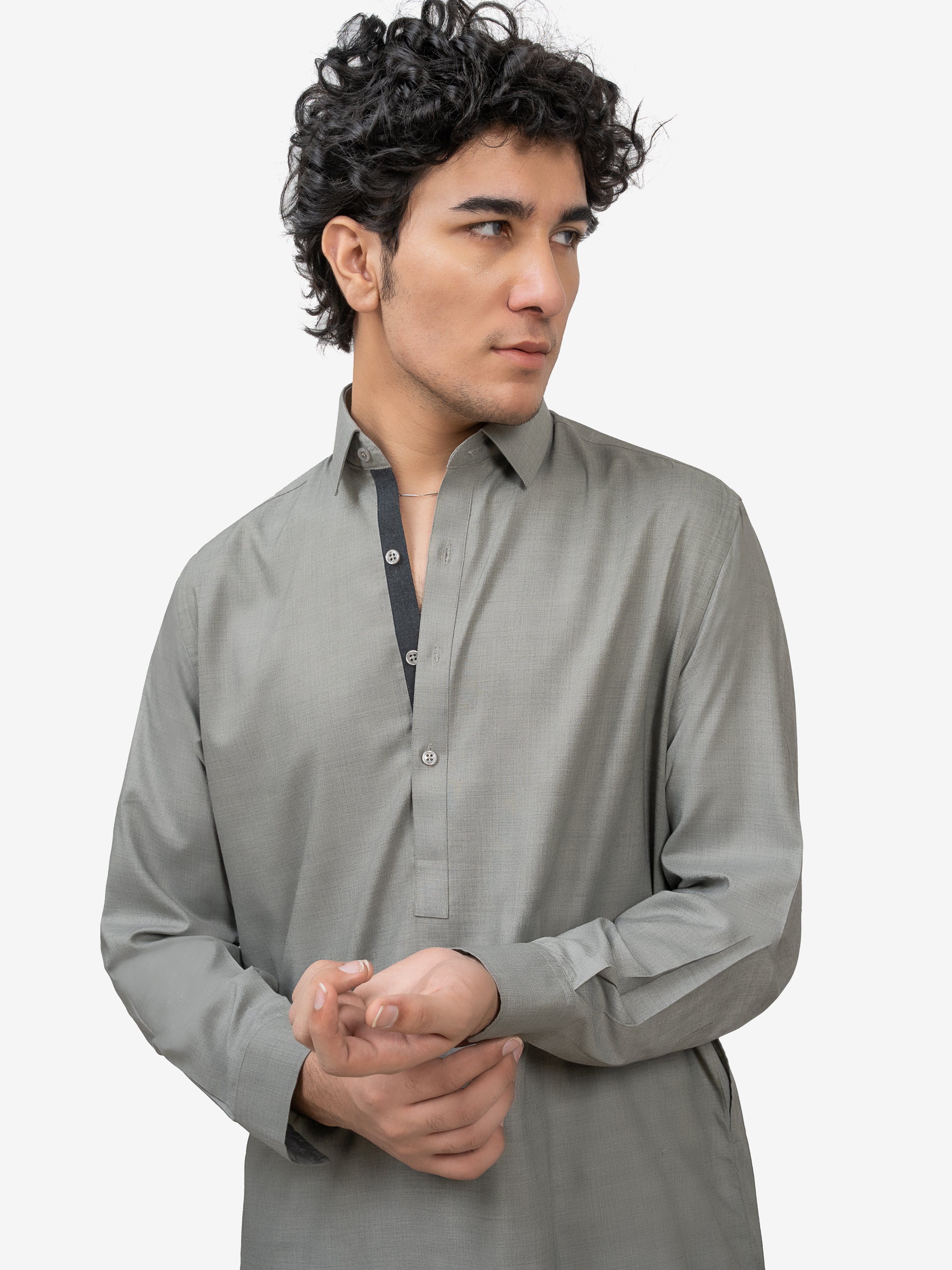 SHALWAR KAMEEZ GREY