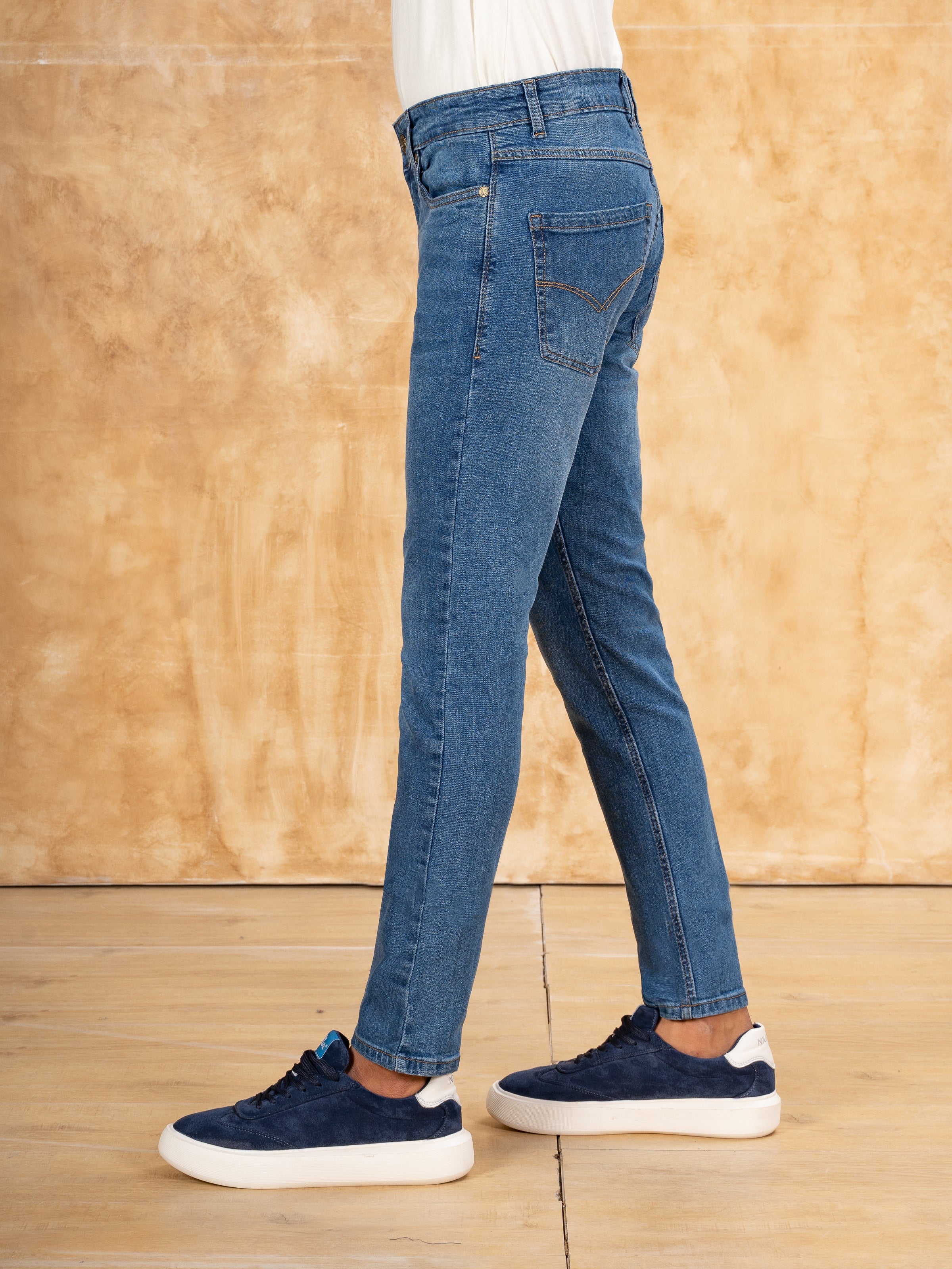 SKINNY FIT JEANS LIGHT BLUE