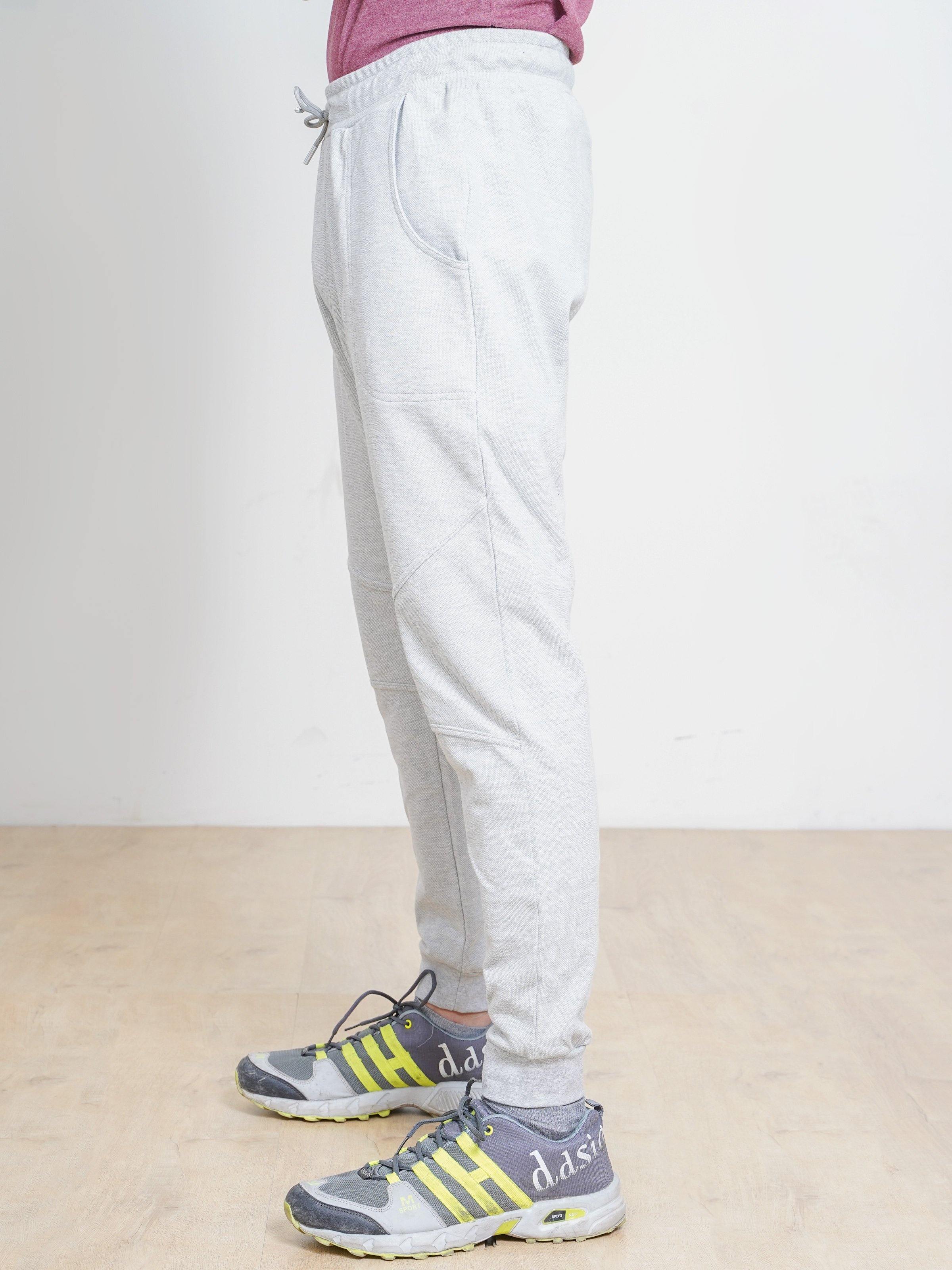 KNIT TROUSER WITH RIB GREY - Surplus Clothing