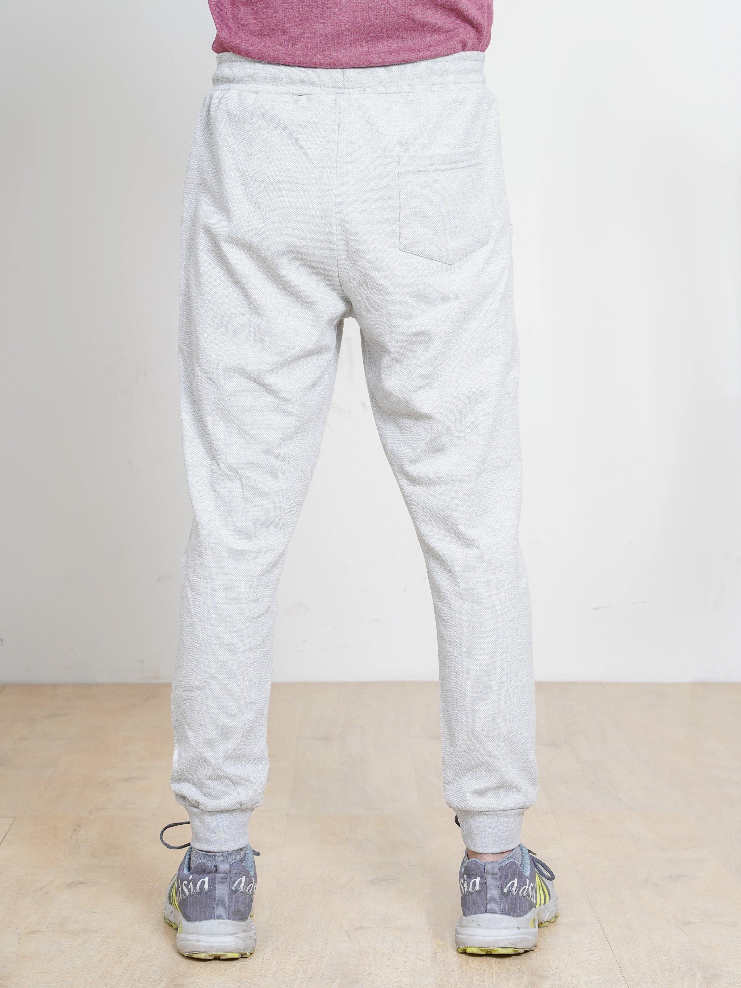 KNIT TROUSER WITH RIB GREY - Surplus Clothing