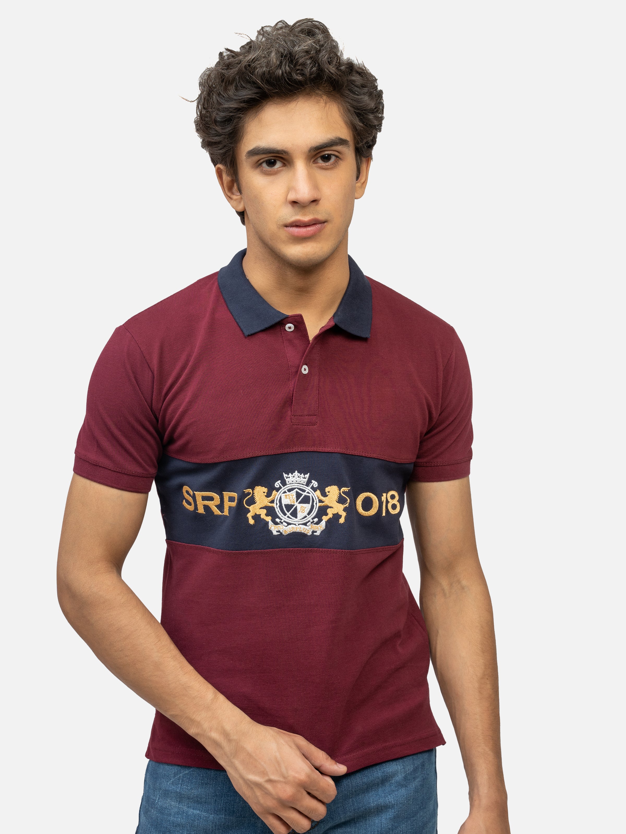 T SHIRT POLO MAROON