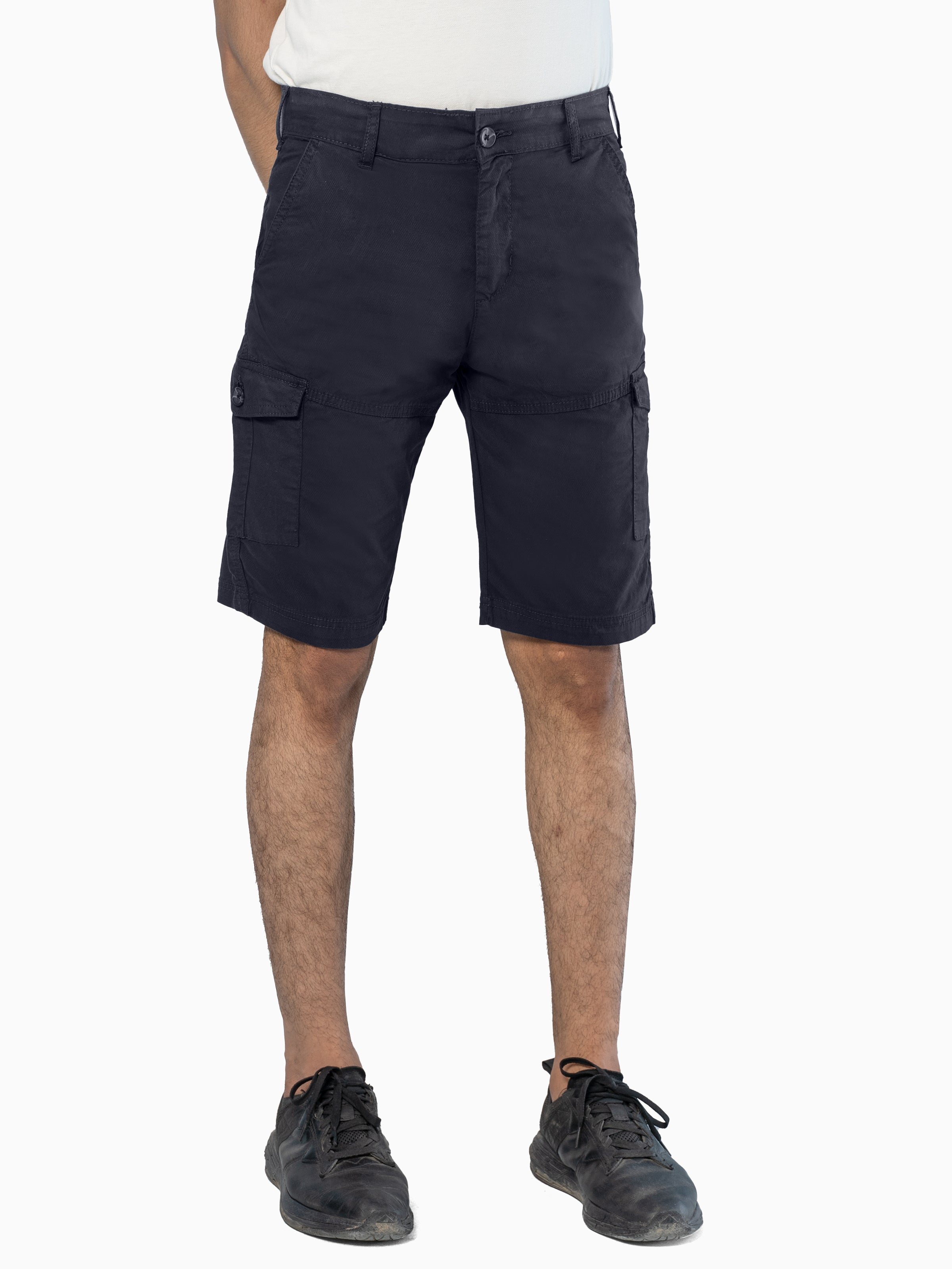 CASUAL SHORTS SMART FIT BLUE GREY