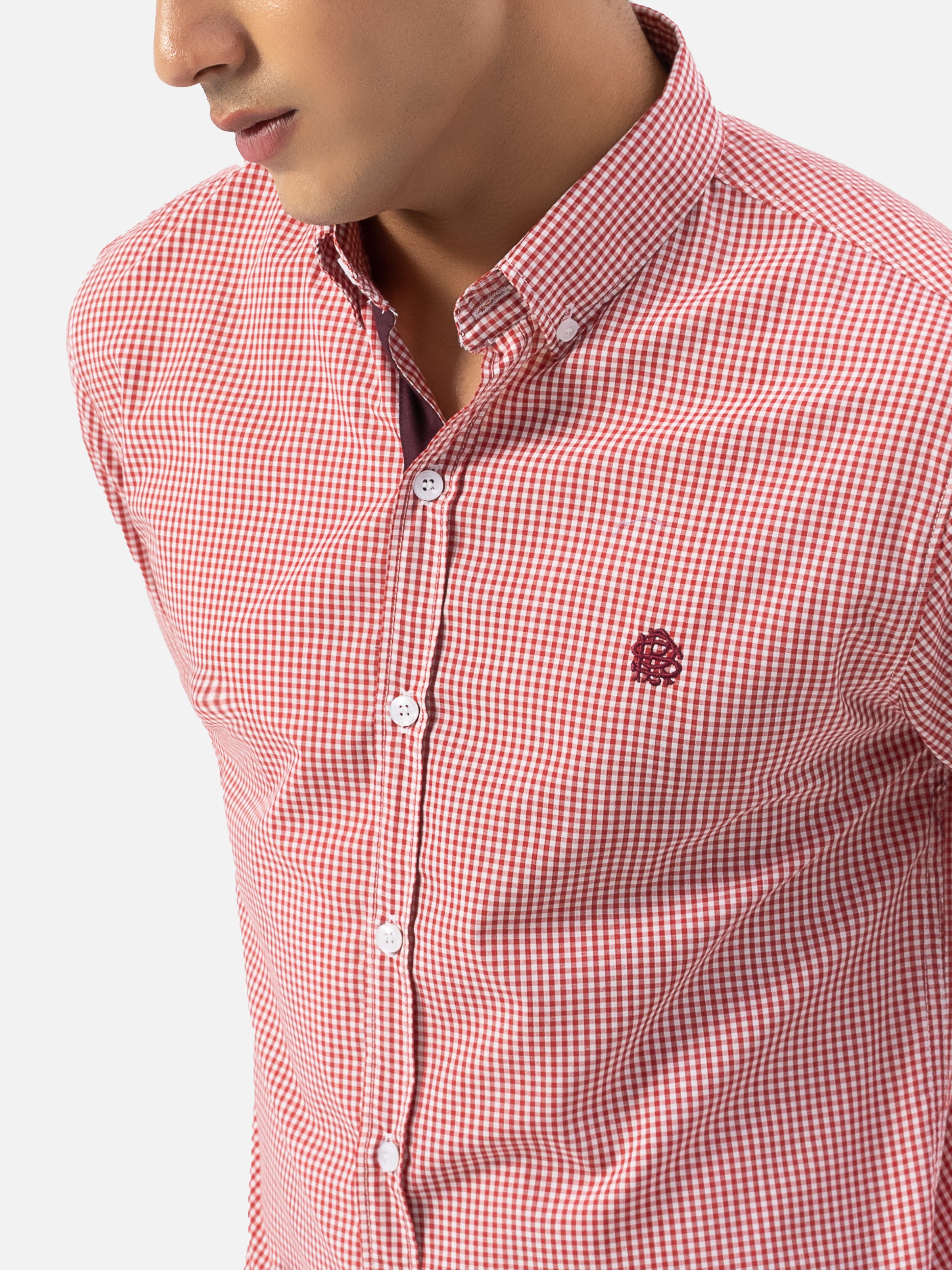 CASUAL SHIRT SMART FIT RED