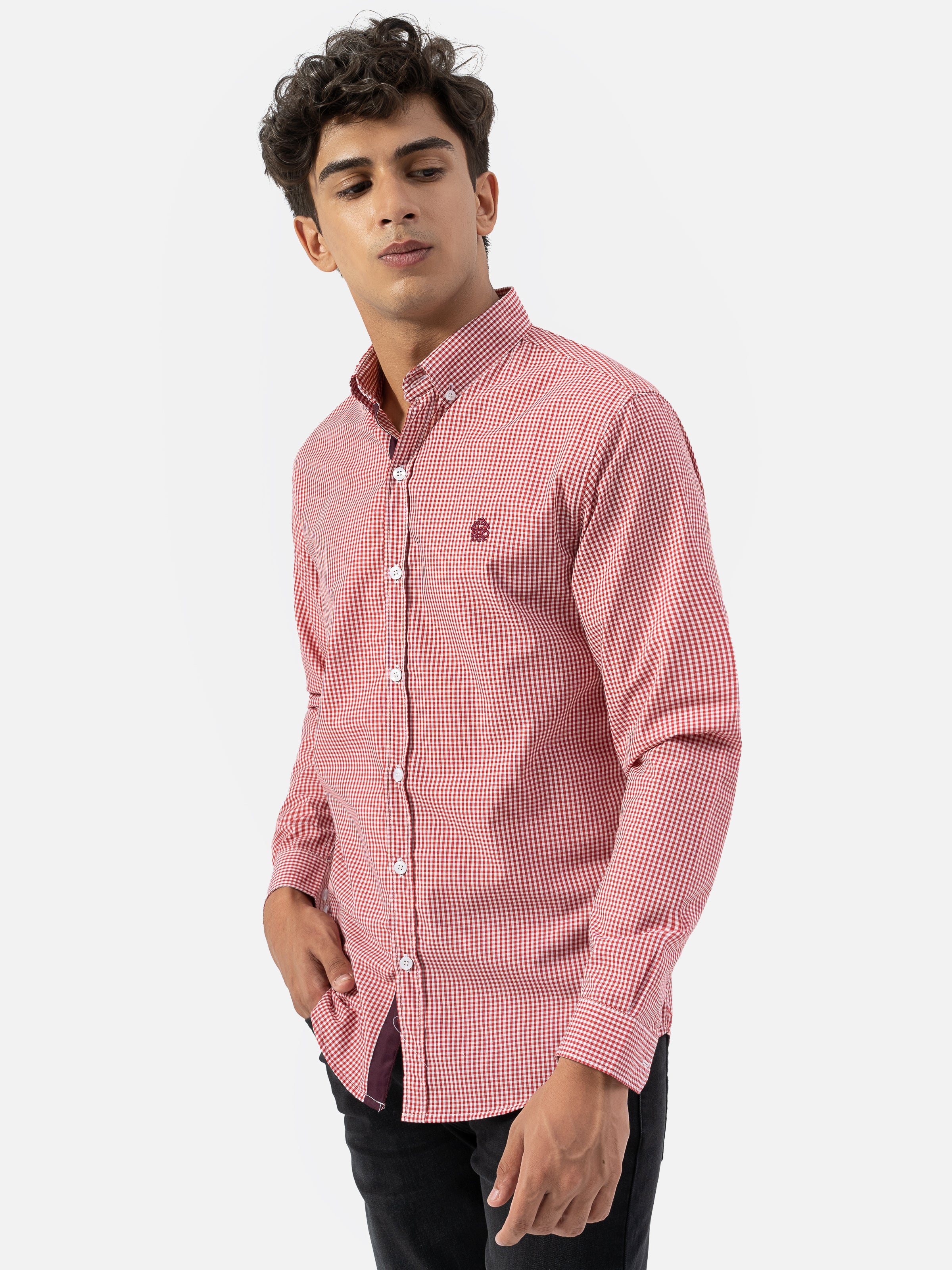 CASUAL SHIRT SMART FIT RED