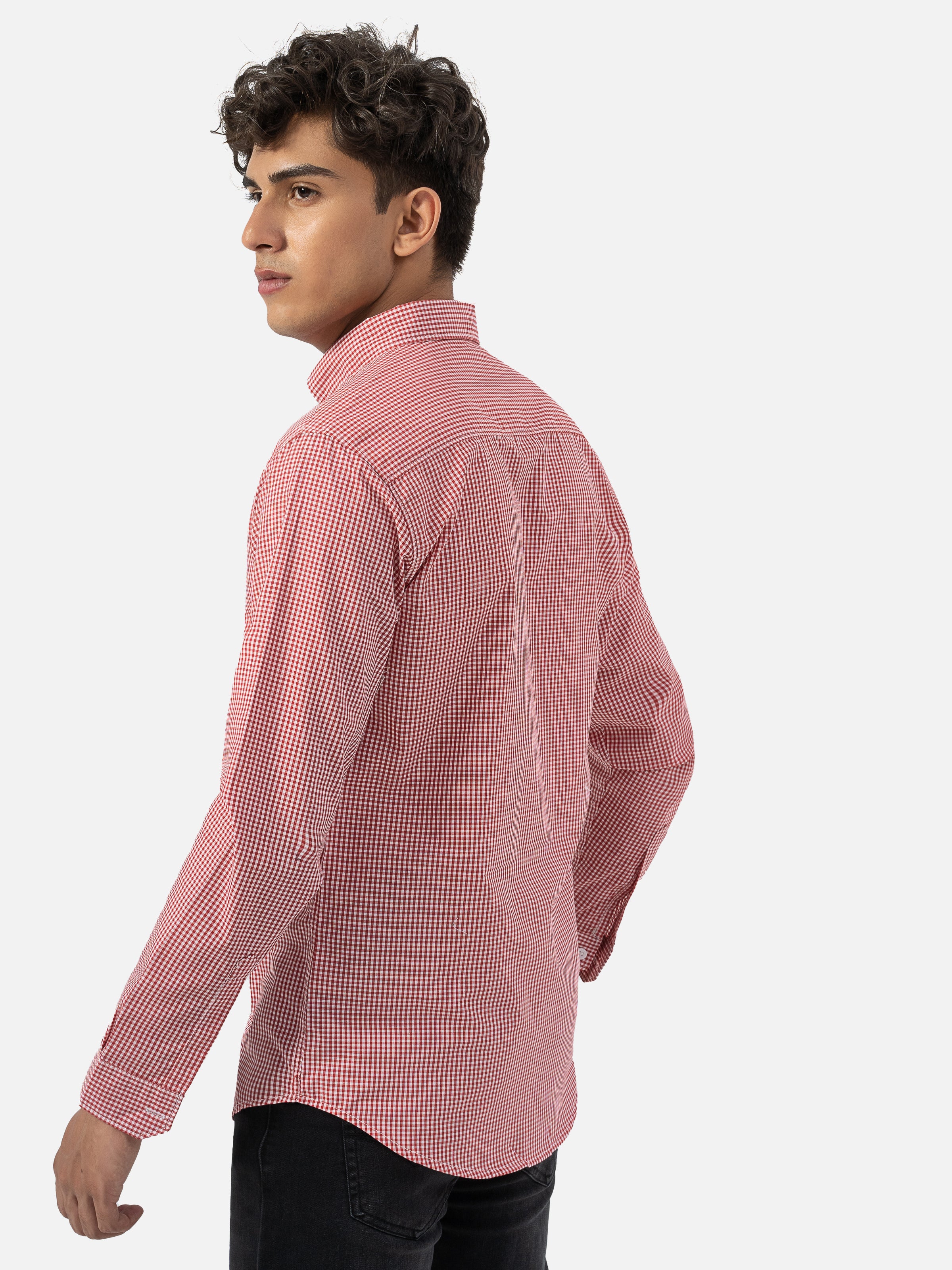 CASUAL SHIRT SMART FIT RED