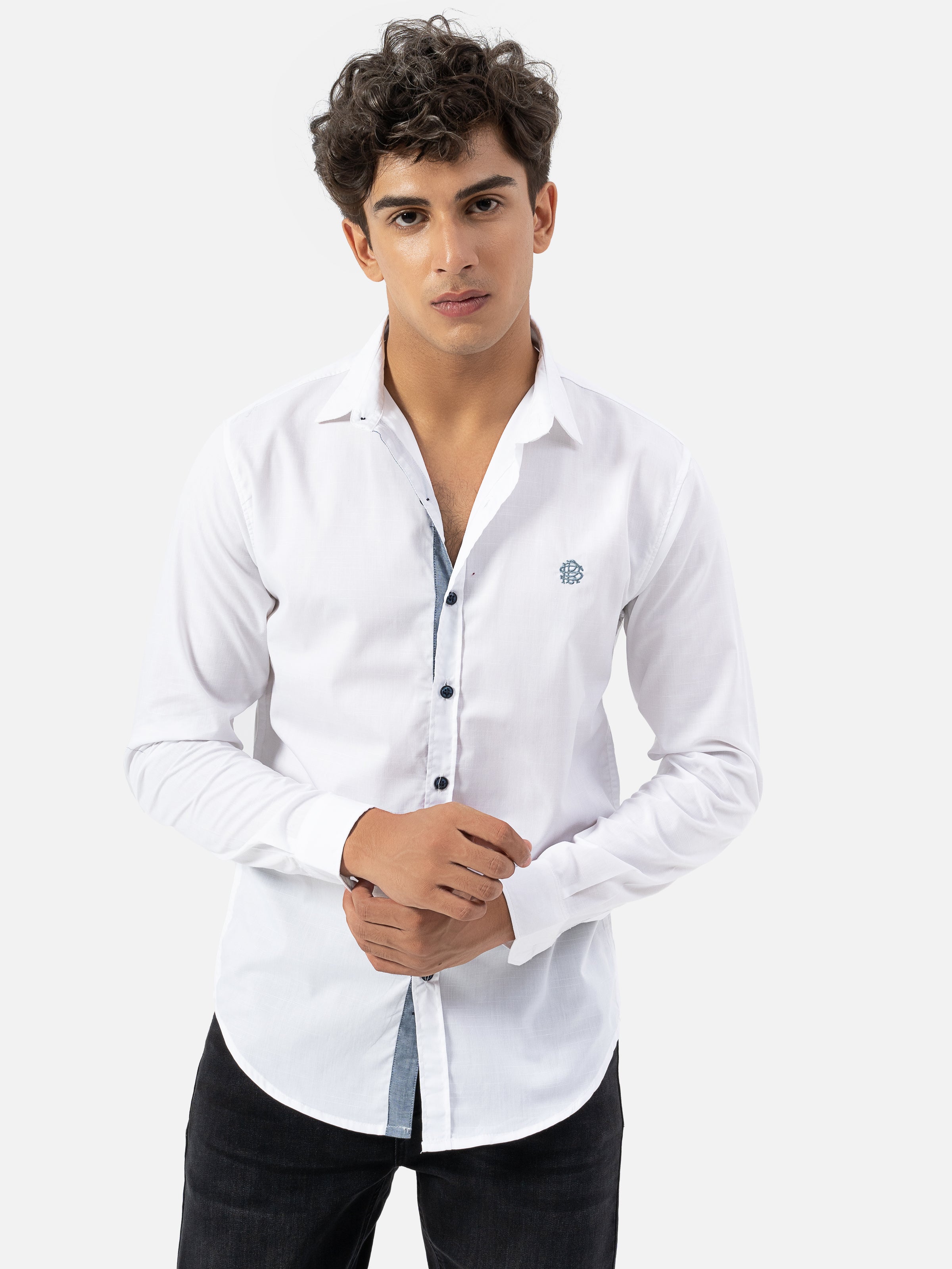 CASUAL SHIRT SMART FIT WHITE