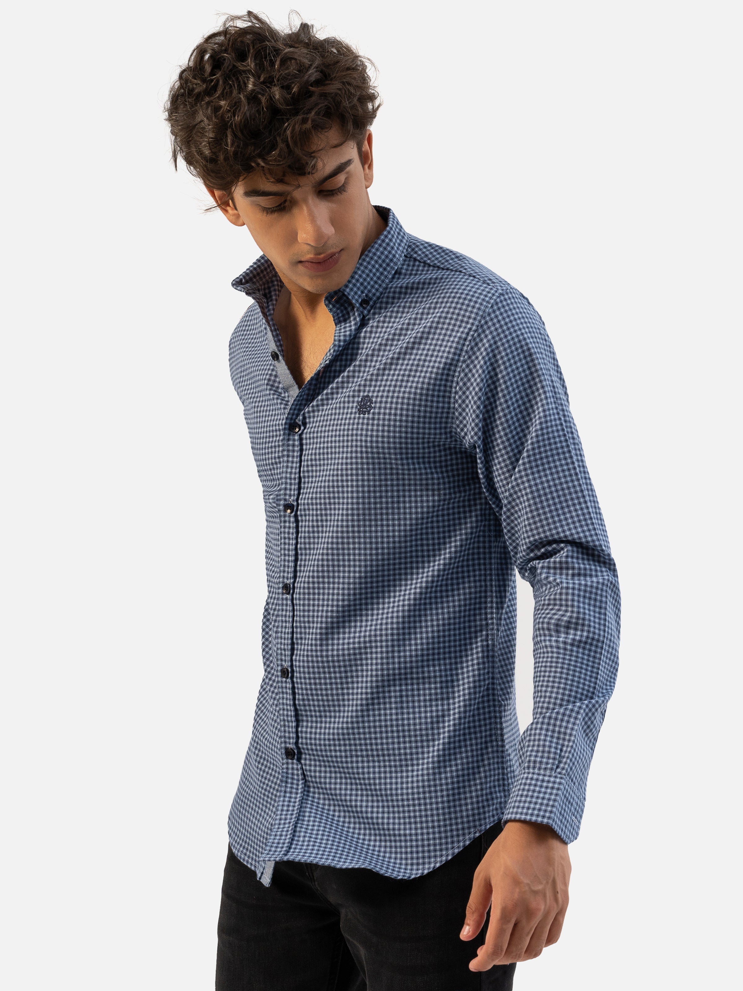 CASUAL SHIRT SMART FIT BLUE