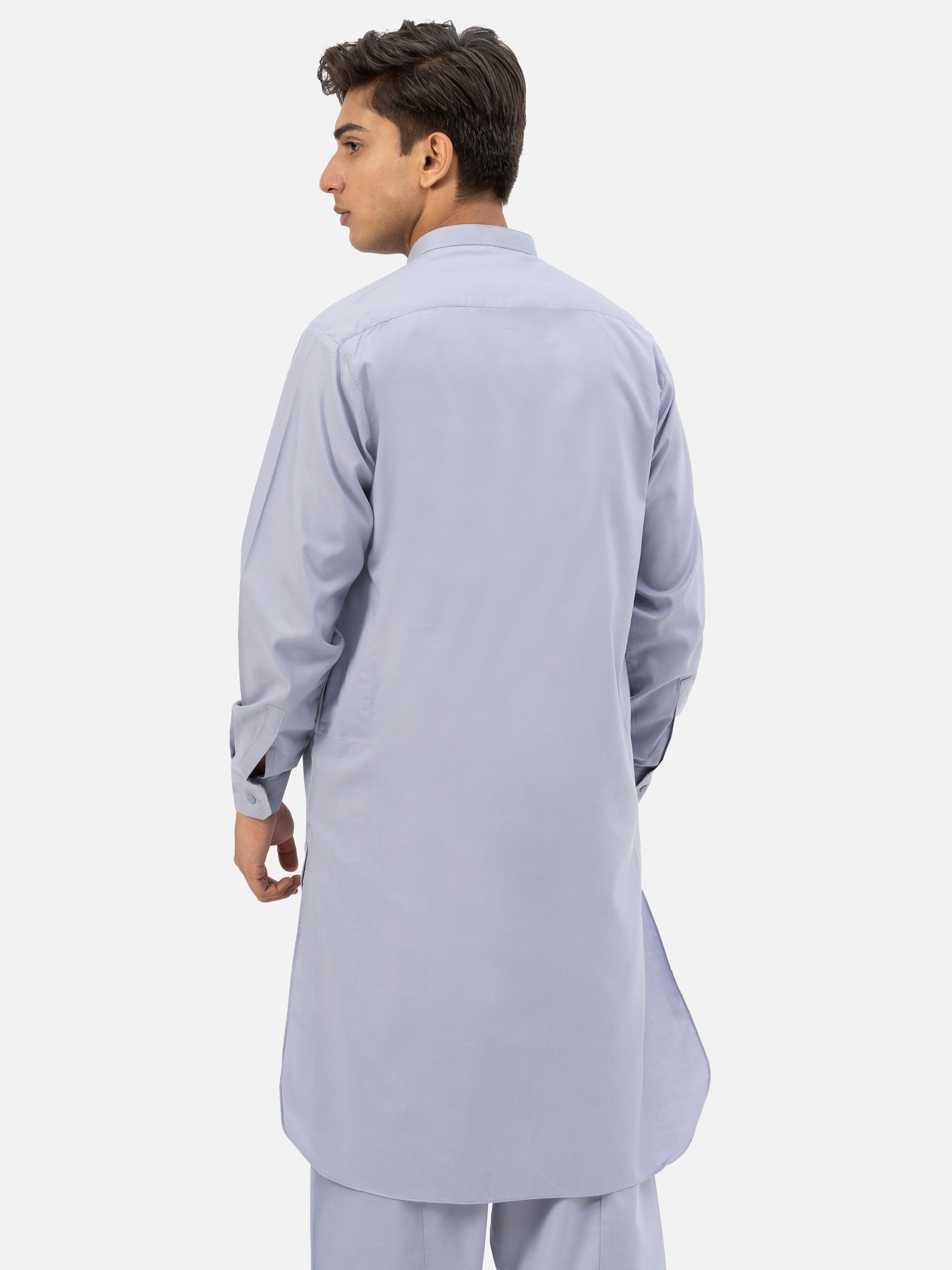 SHALWAR KAMEEZ BAN COLLAR LILAC