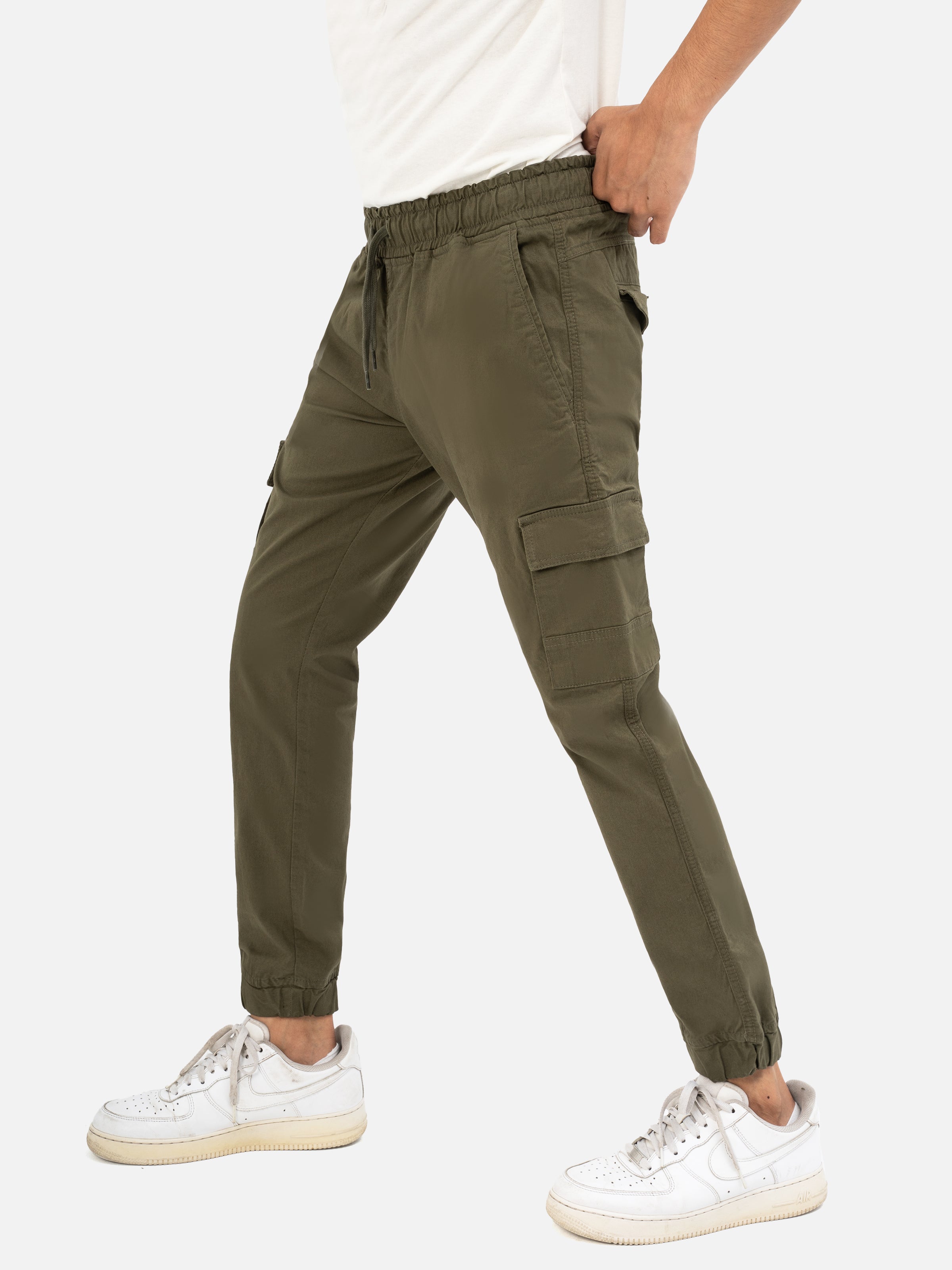 CASUAL TROUSER CARGO OLIVE