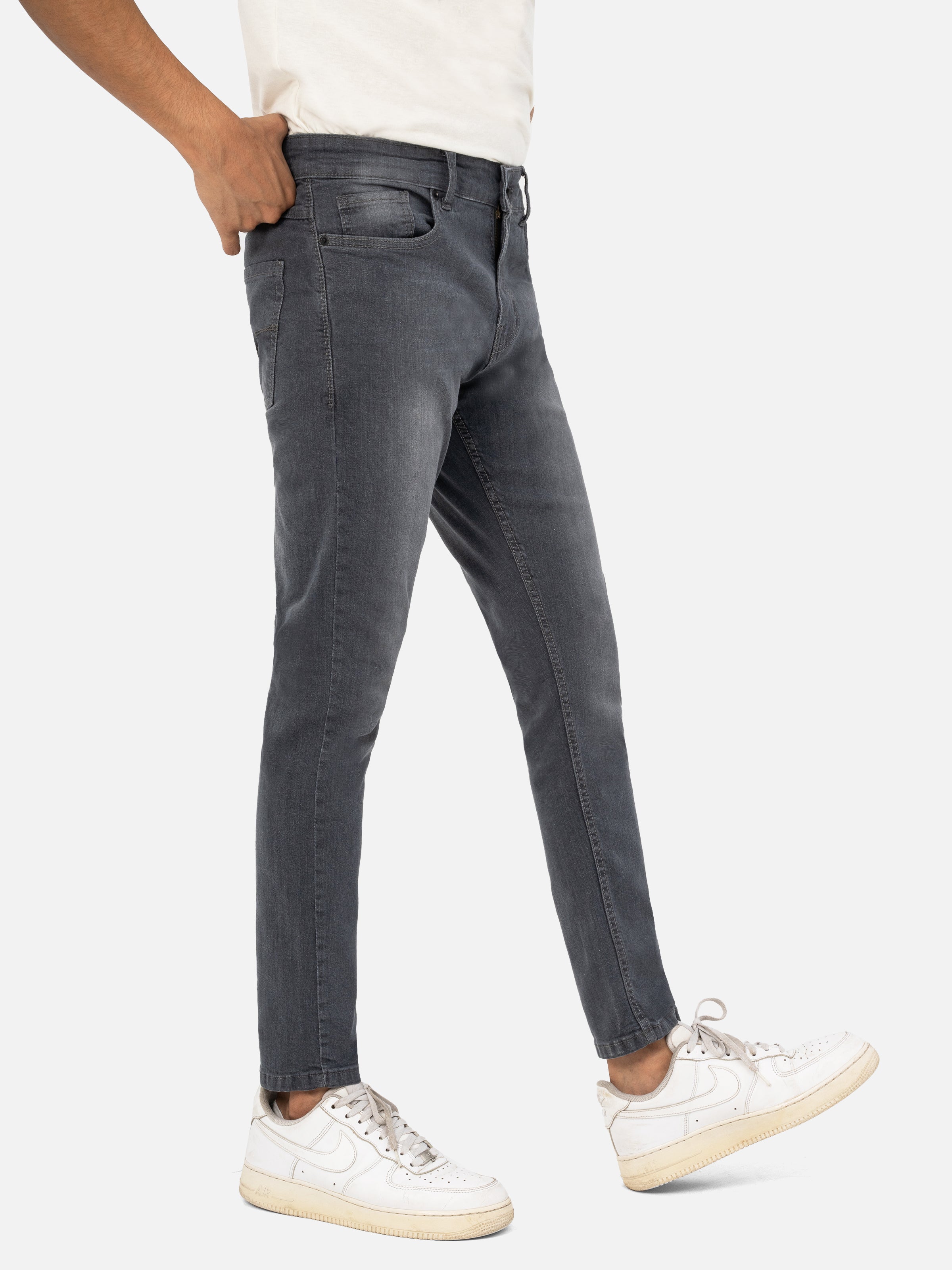 SKINNY FIT JEANS GREY