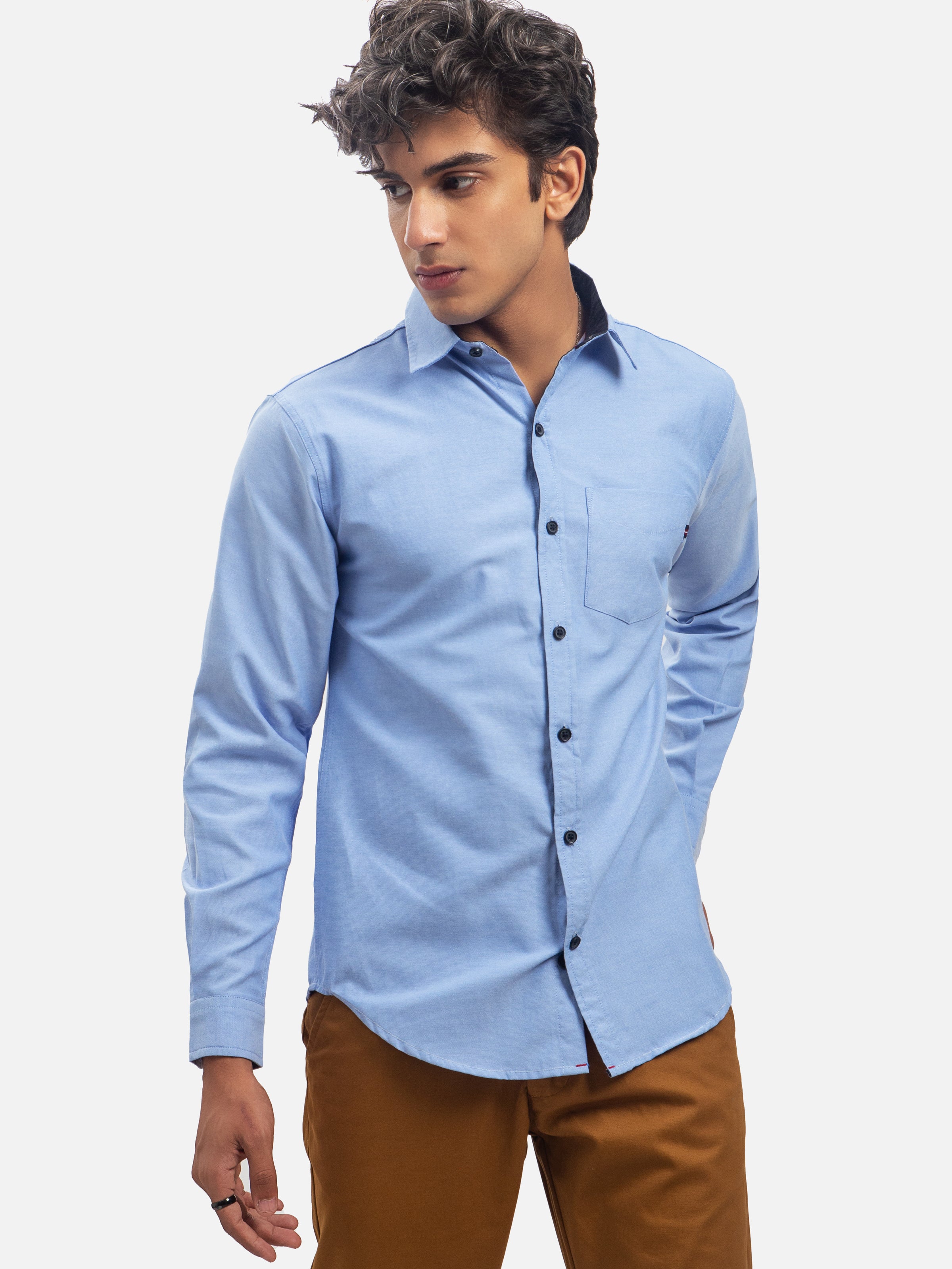 CASUAL SHIRT FULL SKY BLUE