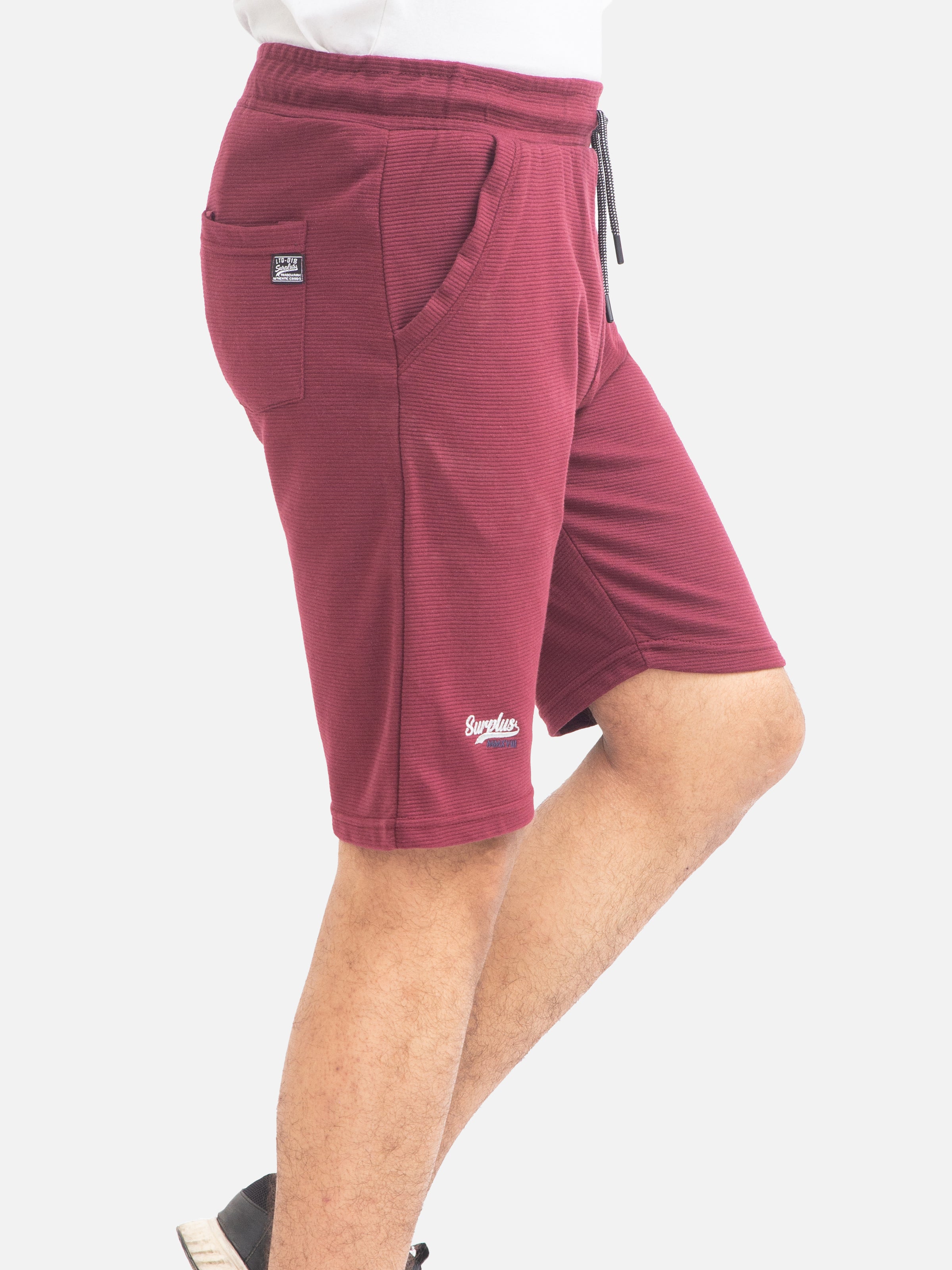 CASUAL SHORT KNITTED MAROON