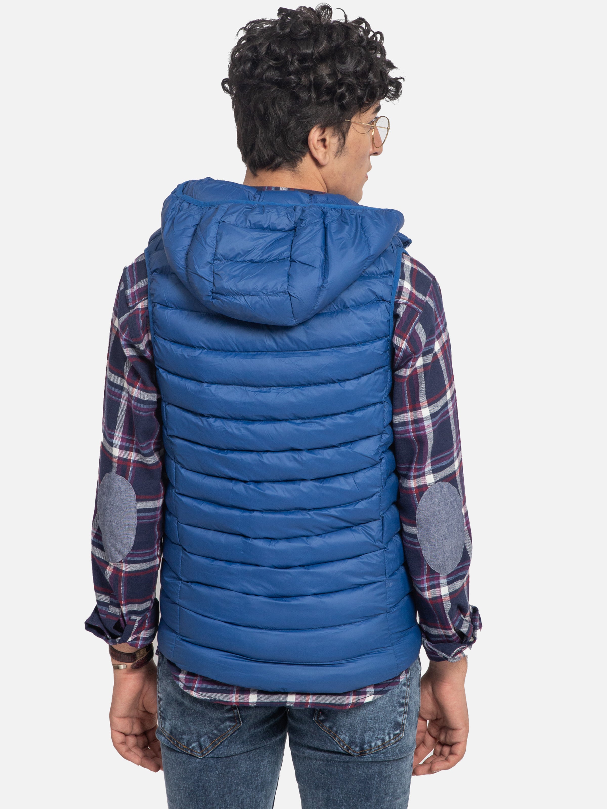 JACKET SLEEVELESS PARACHUTE BLUE