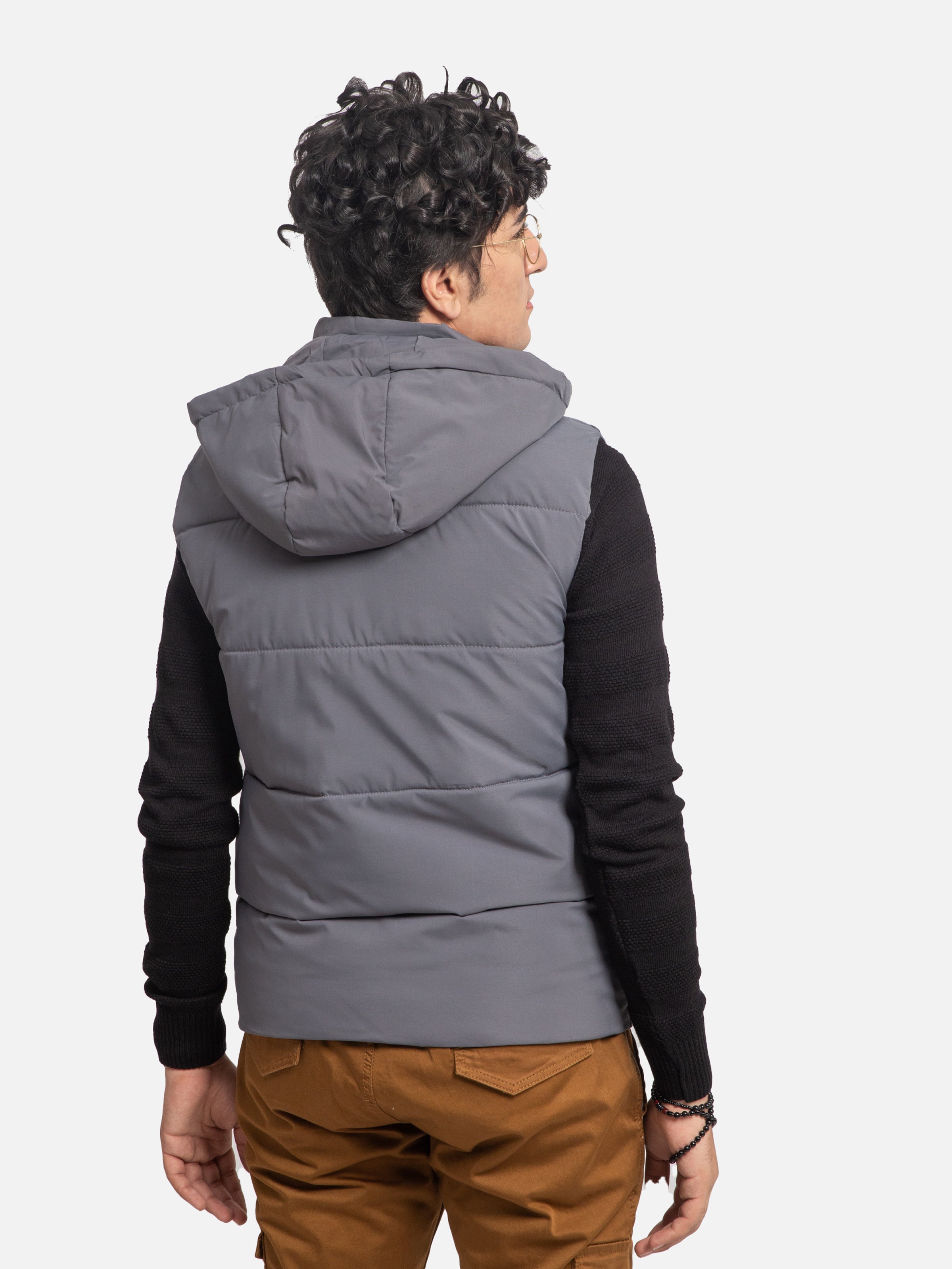 JACKET SLEEVELESS GREY