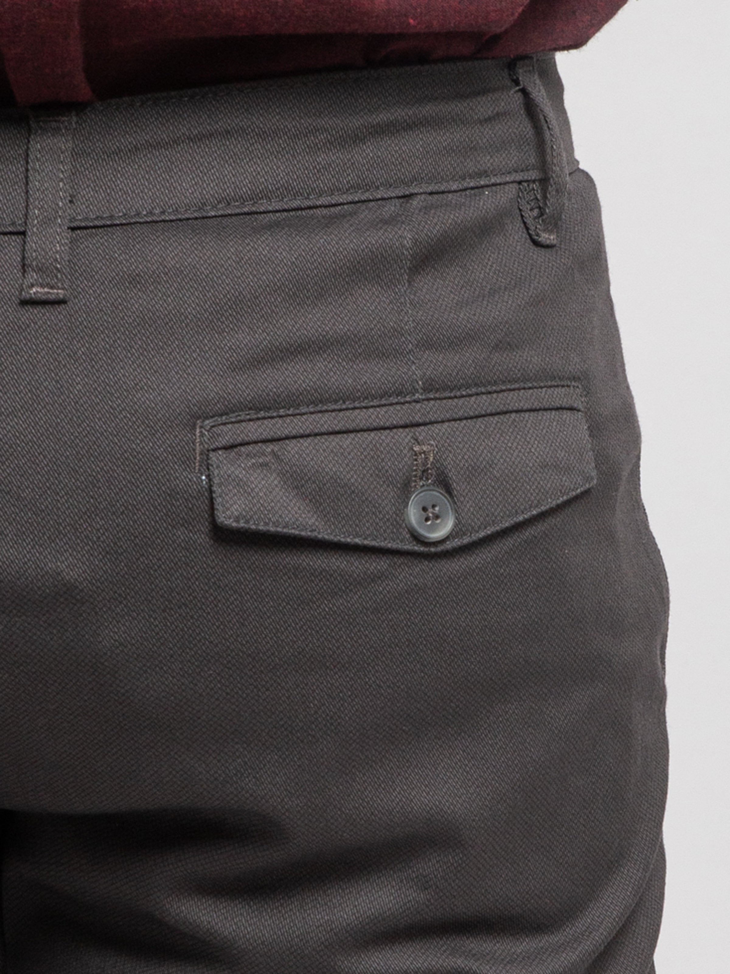 CASUAL PANT CROSS POCKET GREY BLACK